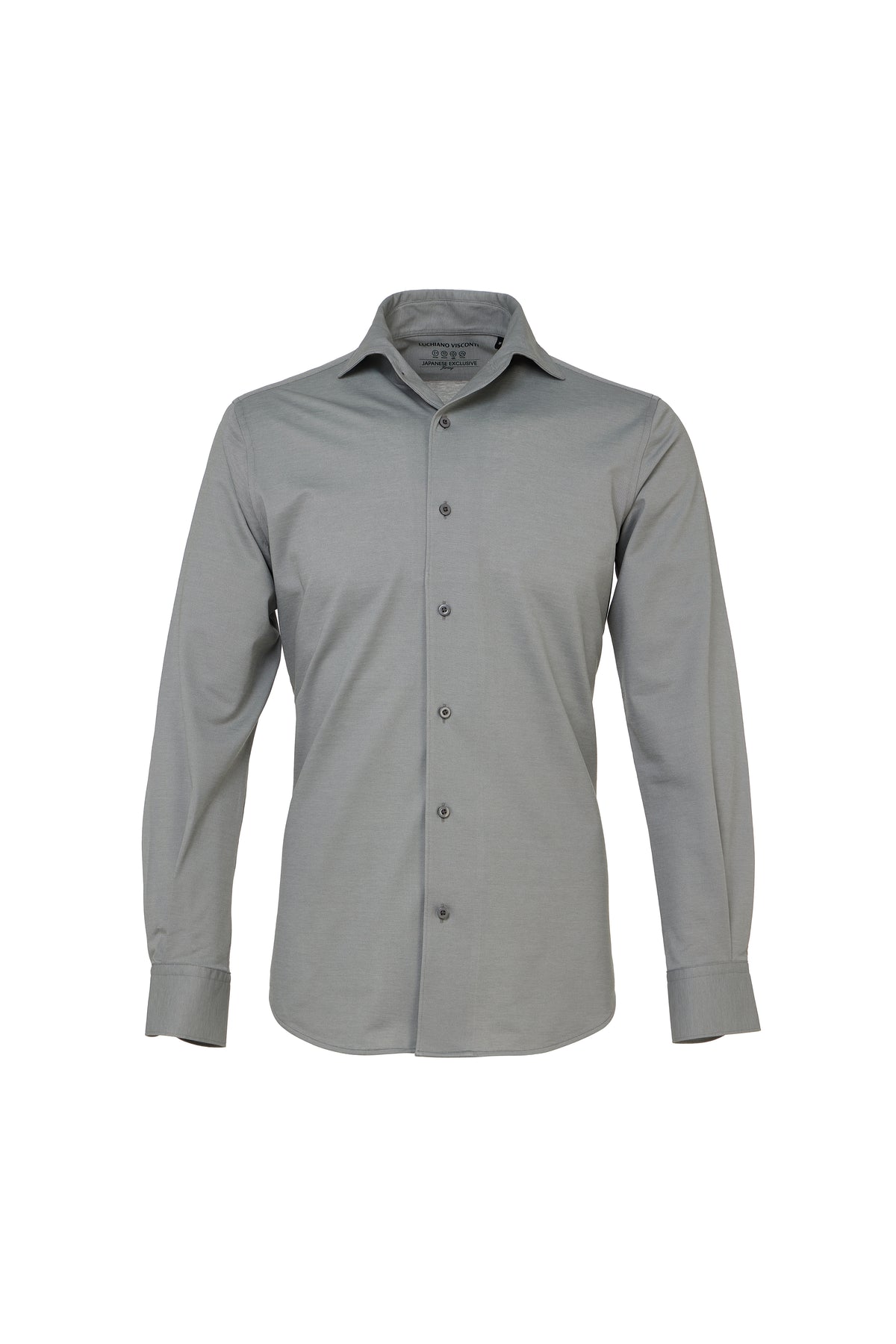 Ash One-Piece Collar Performance Stretch Shirt