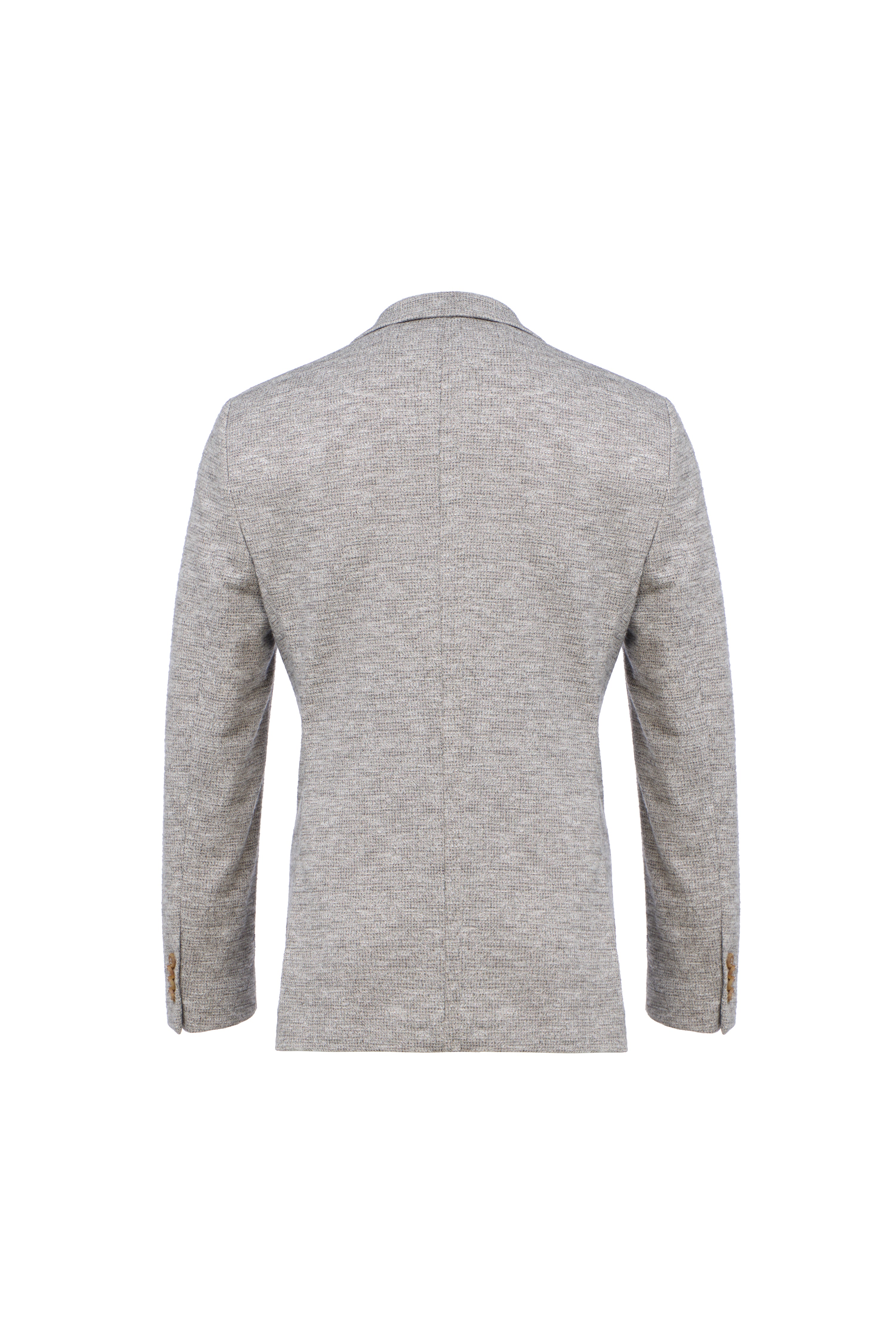 Grey Cashmere Touch Knit Sport Coat