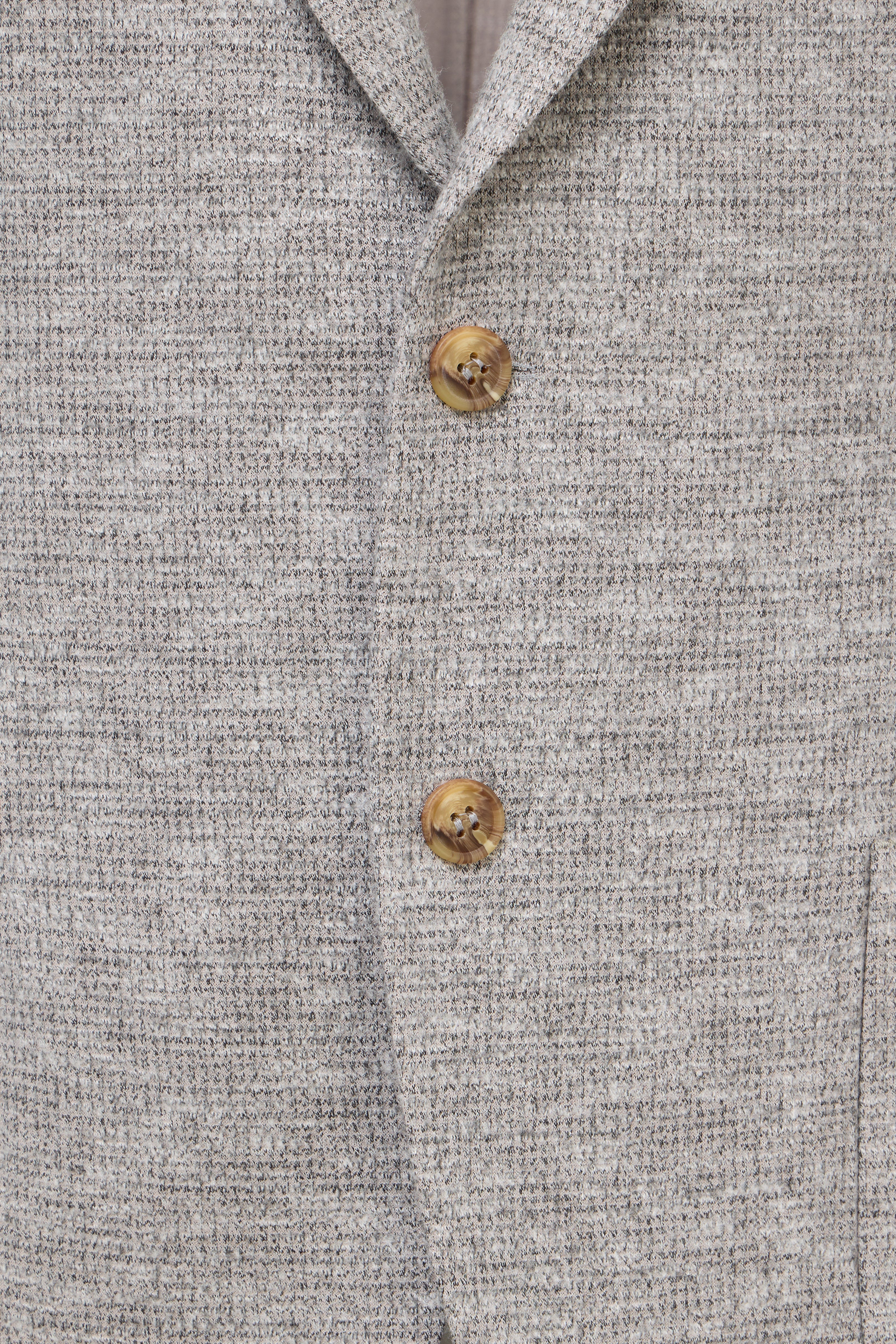 Grey Cashmere Touch Knit Sport Coat