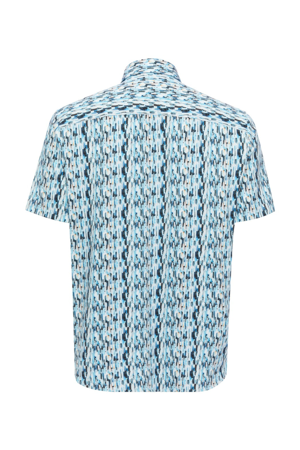 Cascading Waterfall Print Short Sleeve Shirt