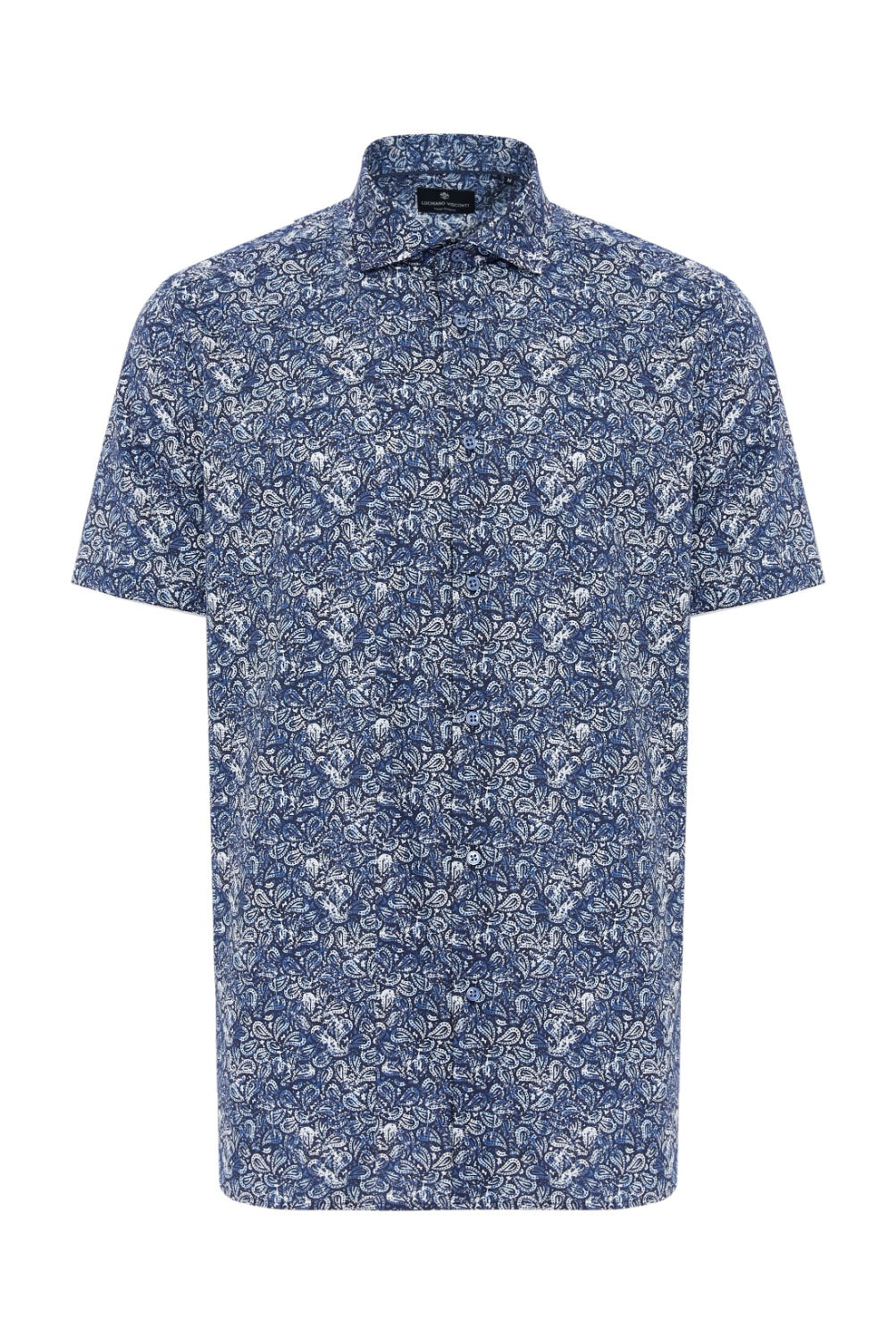 Antique Paisley Print Short Sleeve Shirt