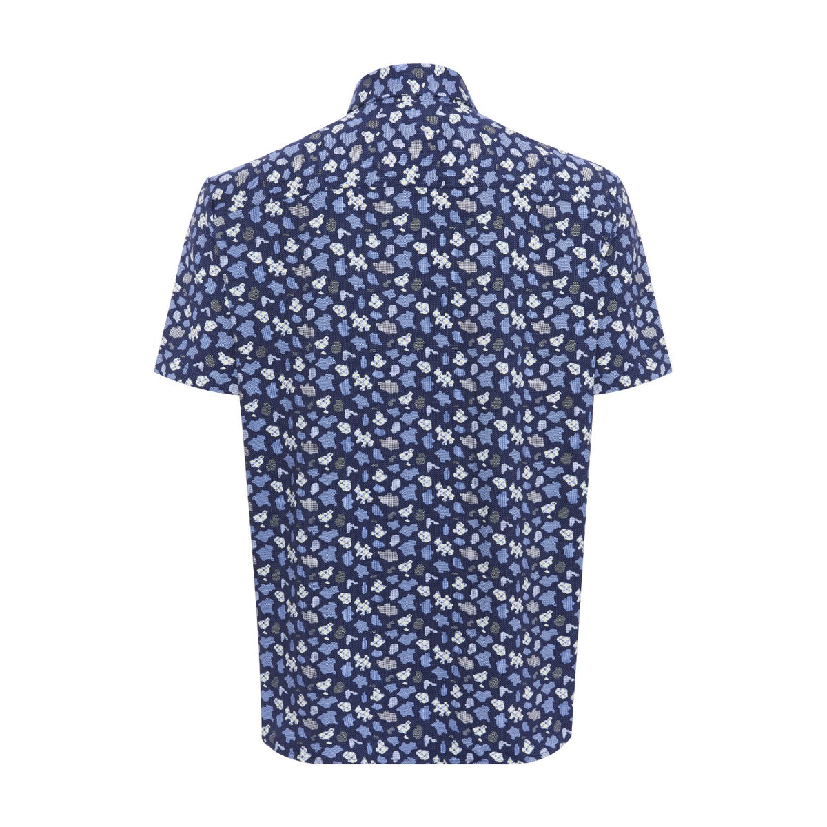 Puzzle Print Short Sleeve Shirt