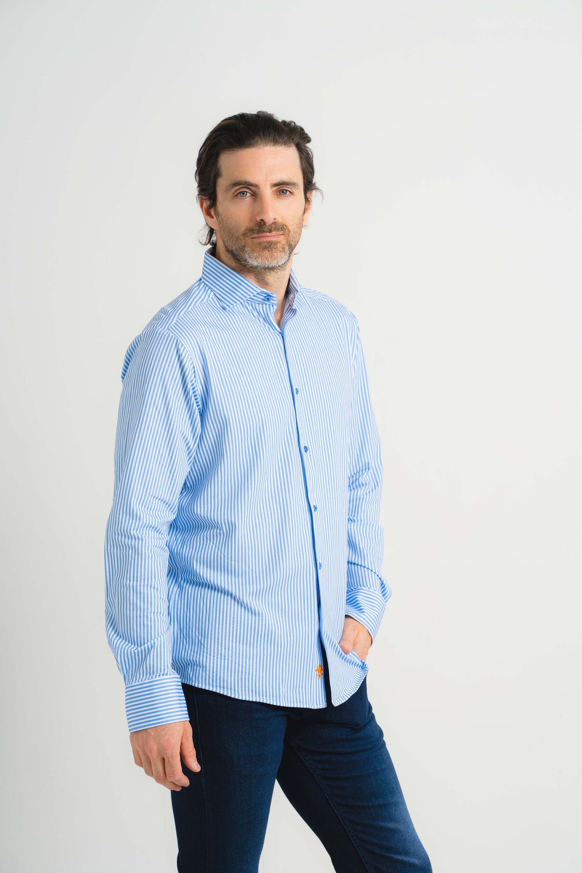 Classic Stripe Print Shirt