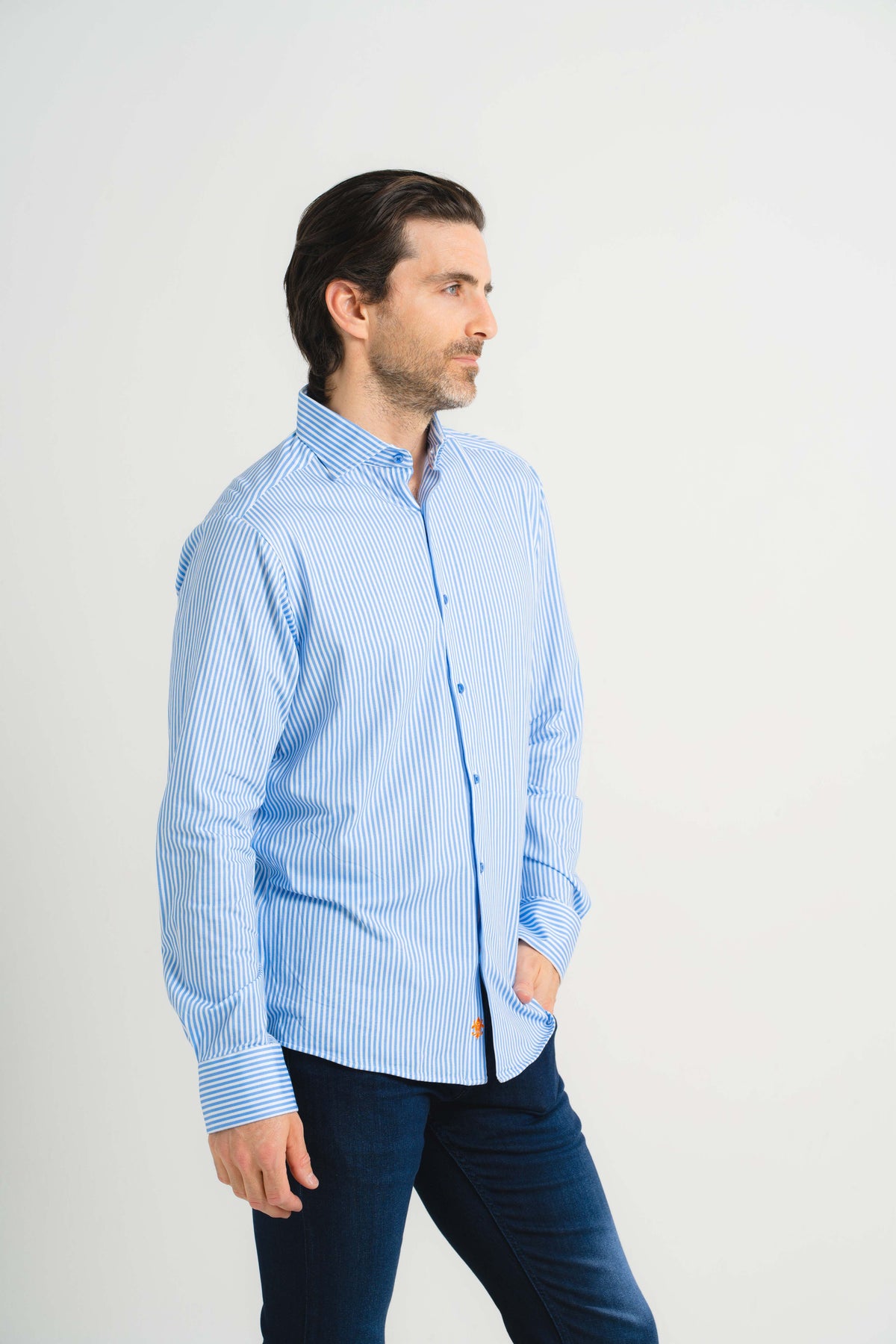 Classic Stripe Print Shirt