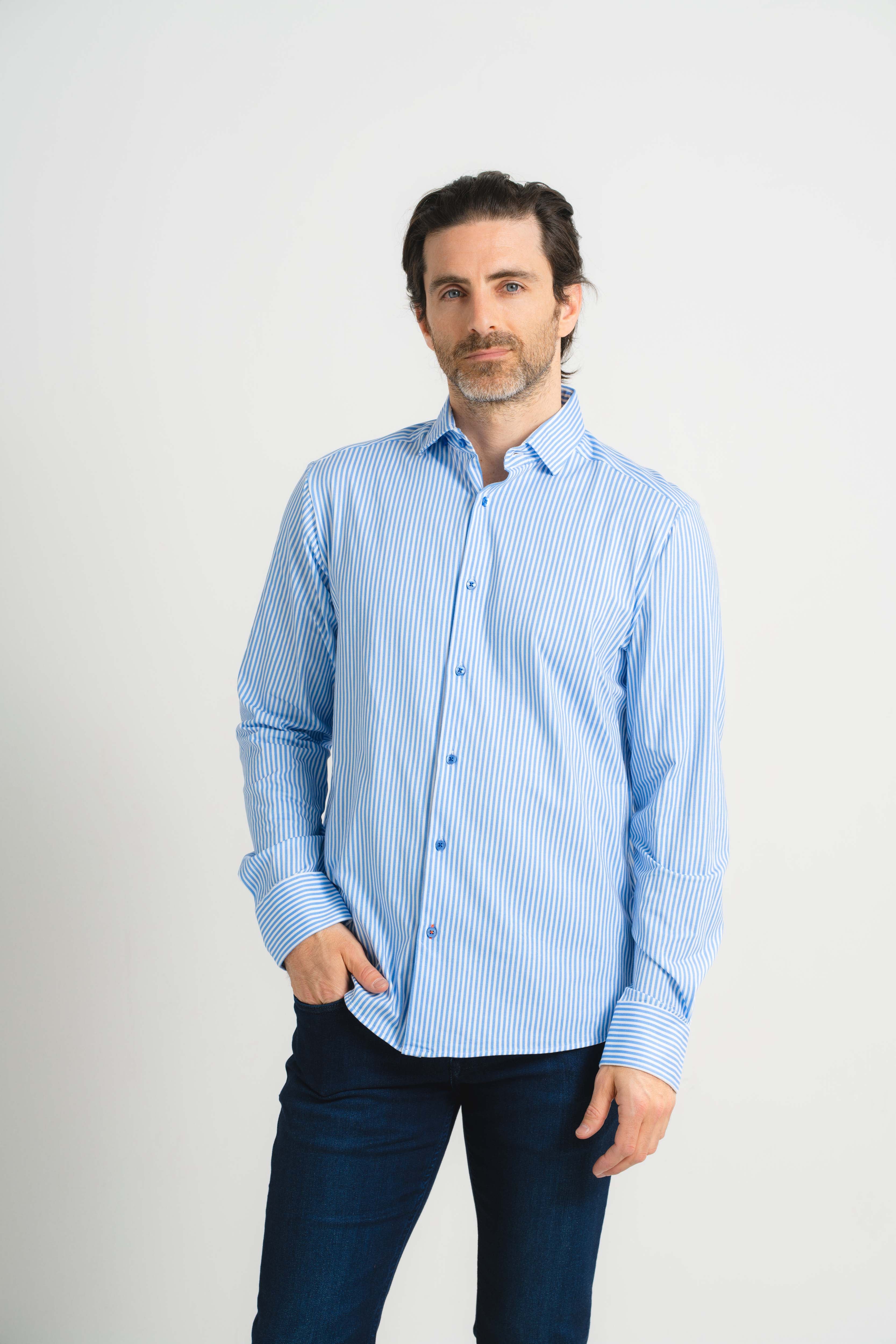 Classic Stripe Print Shirt