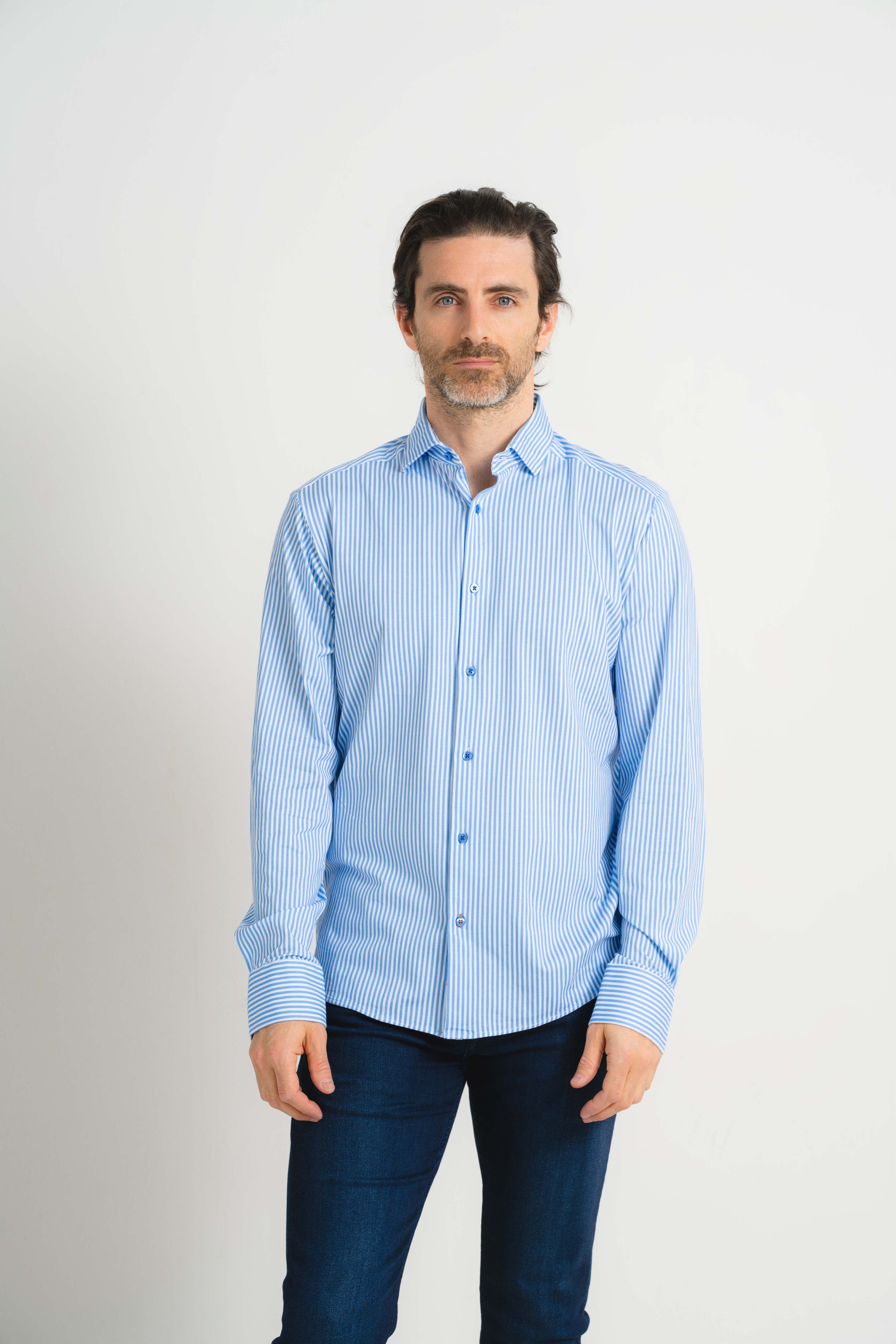 Classic Stripe Print Shirt