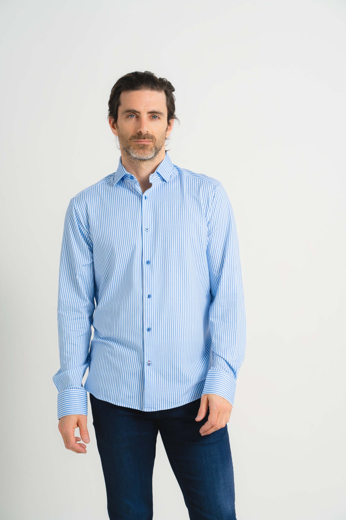 Classic Stripe Print Shirt