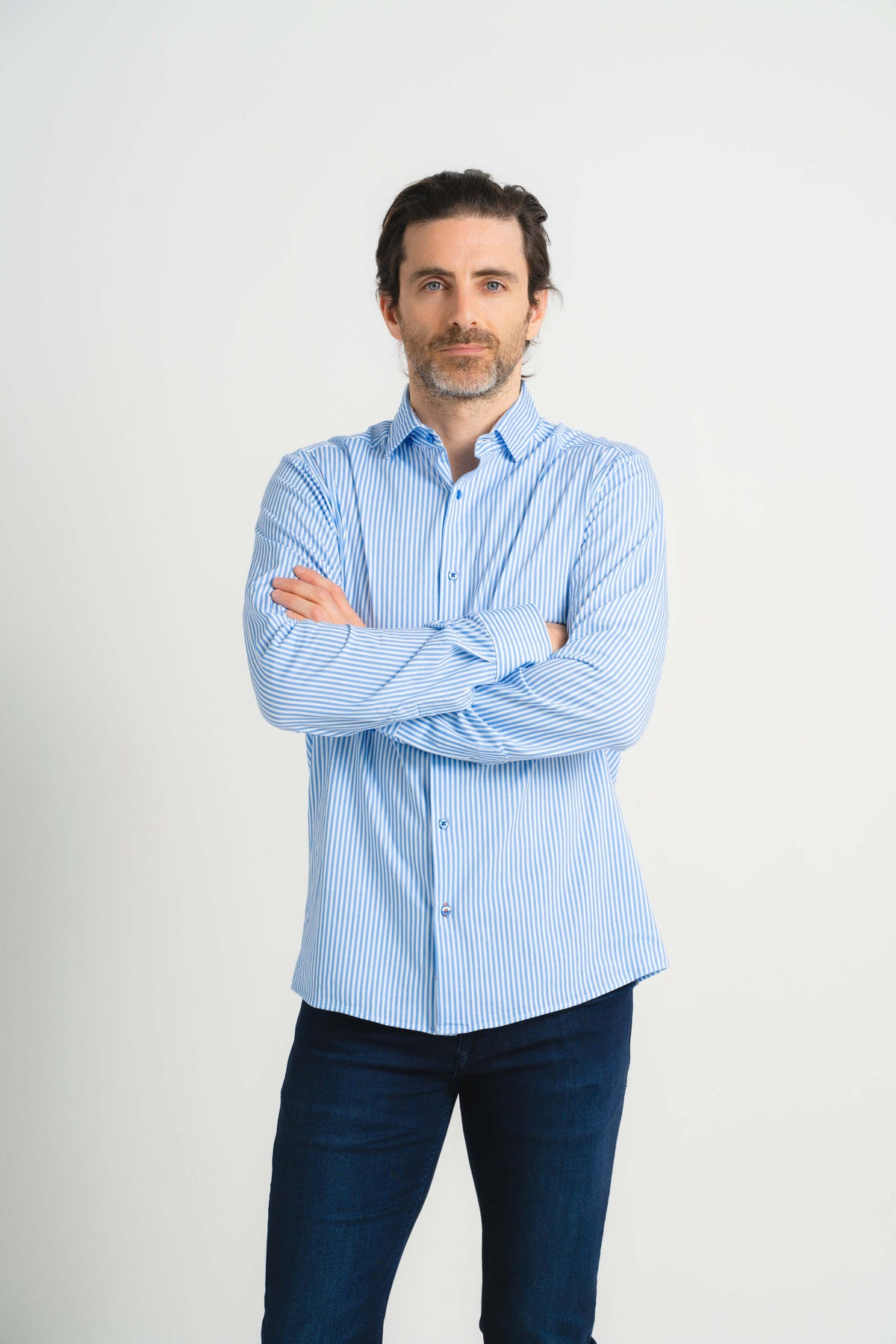 Classic Stripe Print Shirt