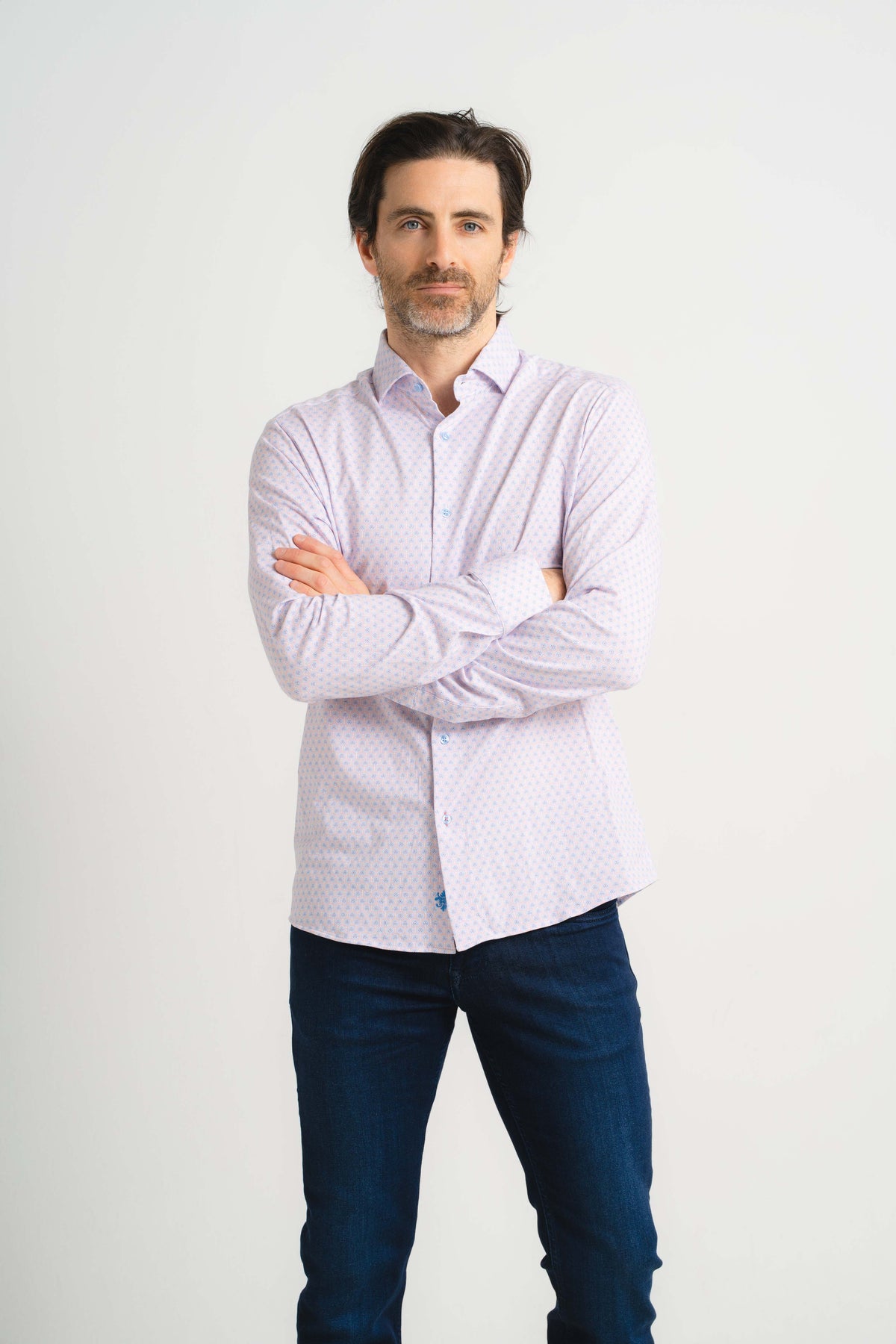 Multi Hex Print Shirt