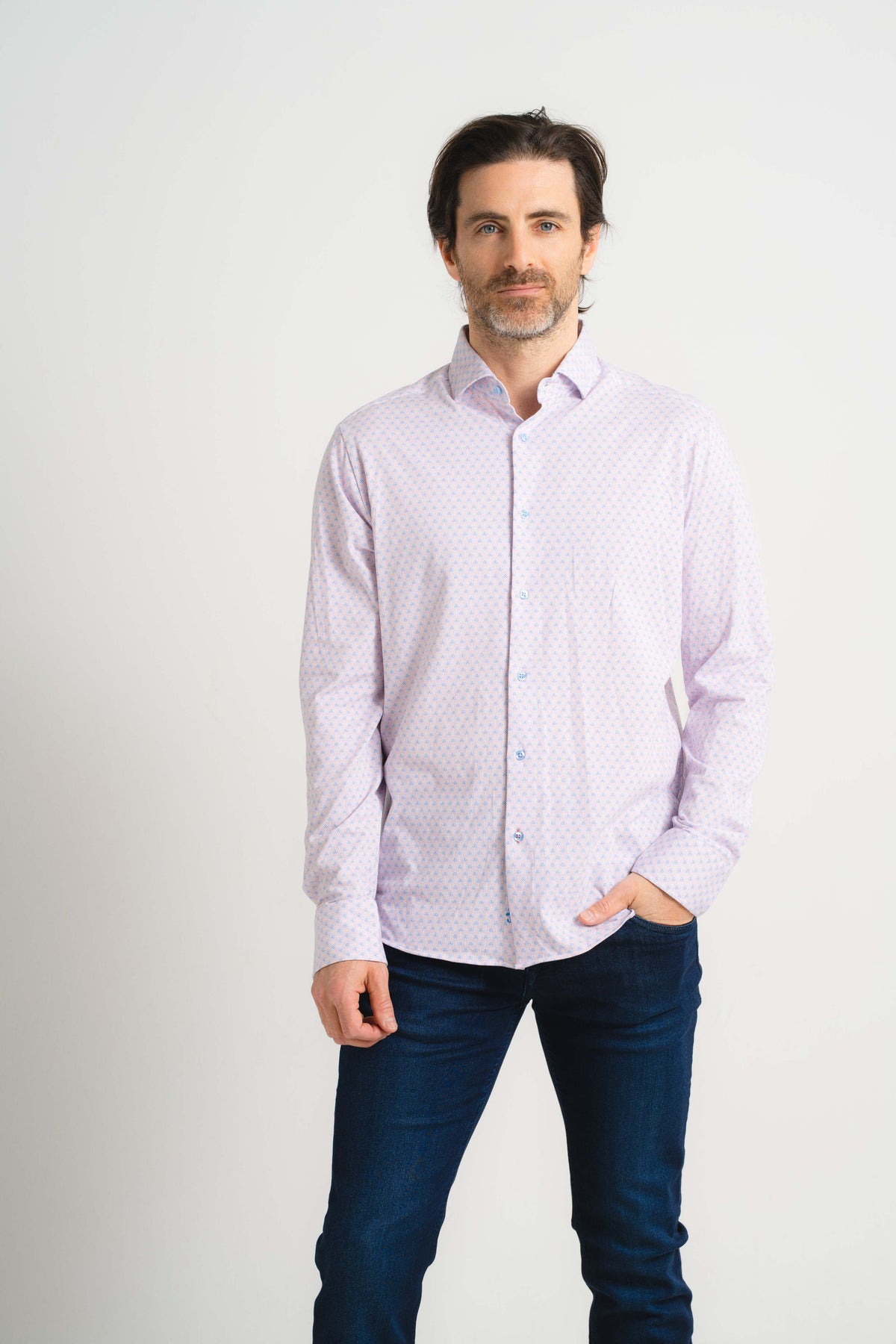 Multi Hex Print Shirt