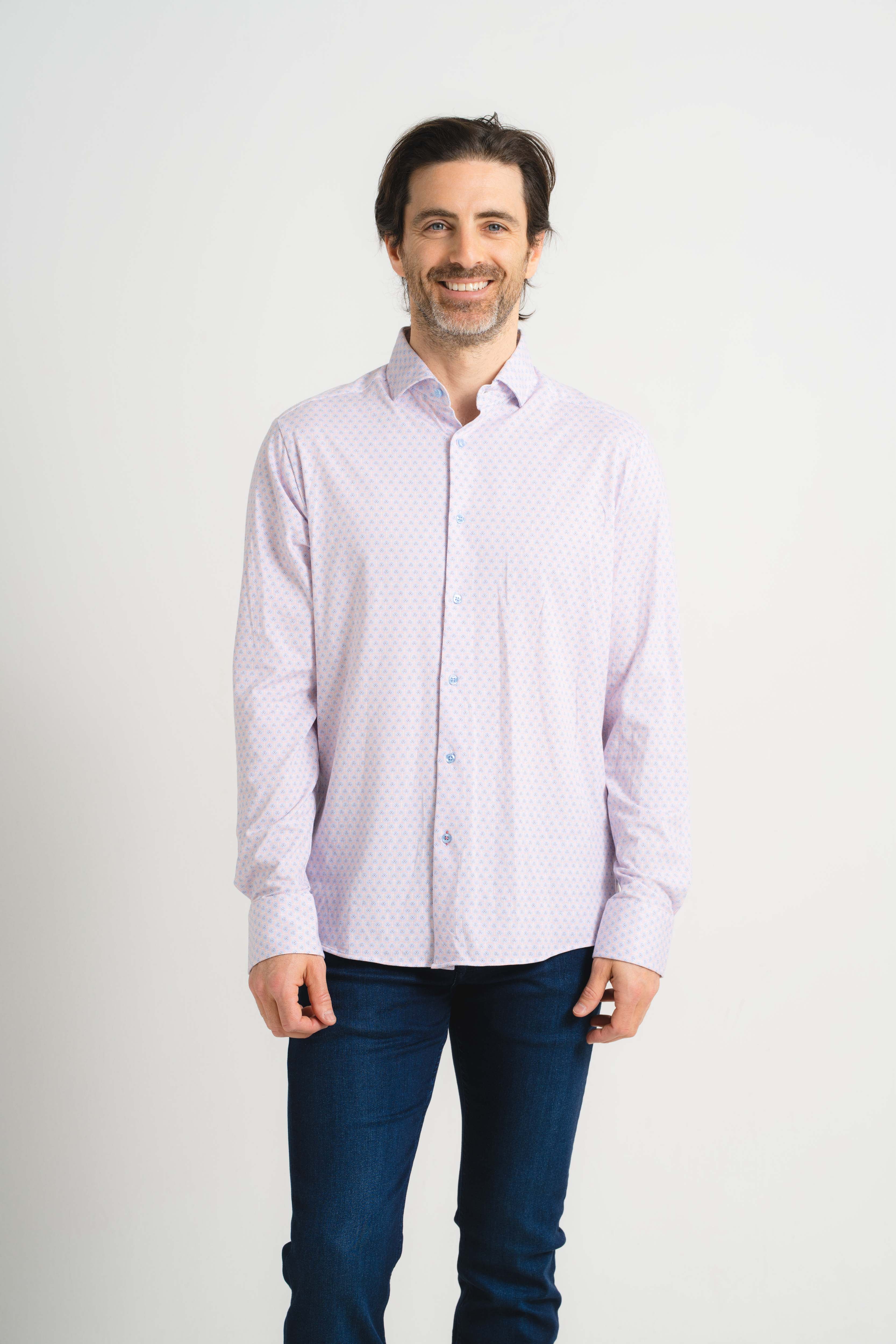 Multi Hex Print Shirt
