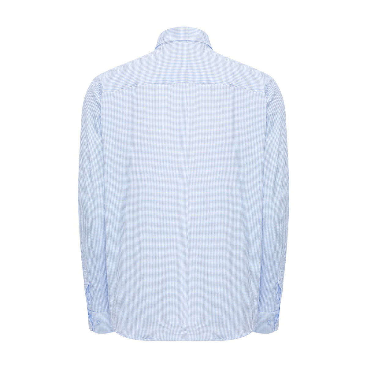 Mini Sky Houndstooth Print Shirt