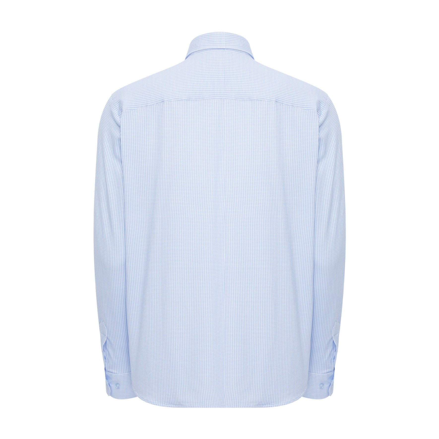 Mini Sky Houndstooth Print Shirt