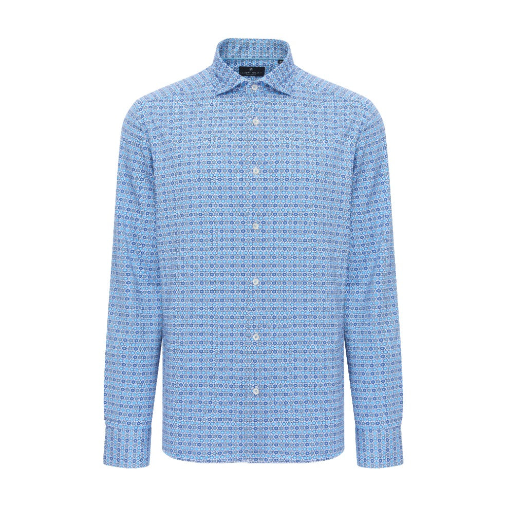 Geo Circle Print Shirt