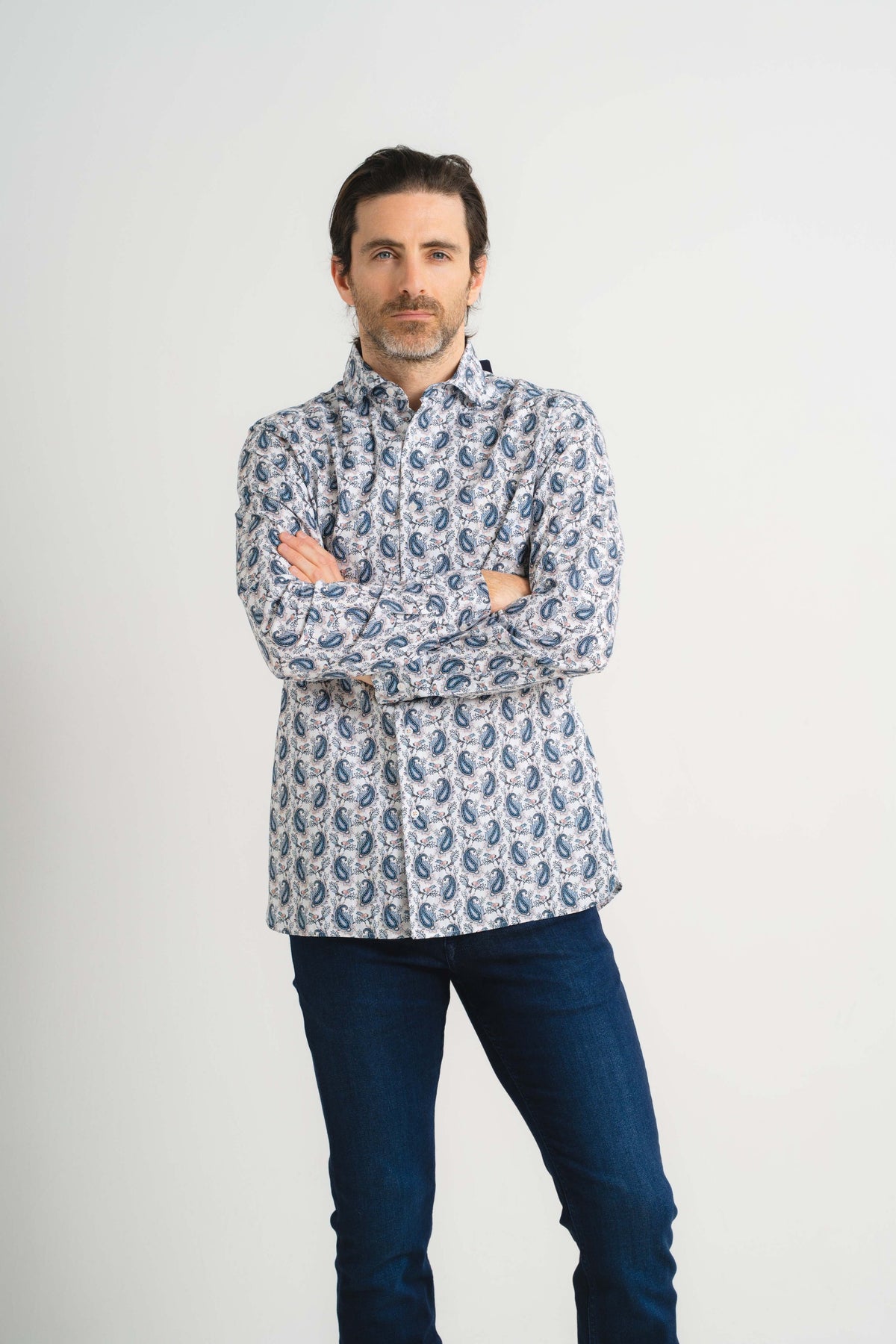 Paisley Floral Print Shirt