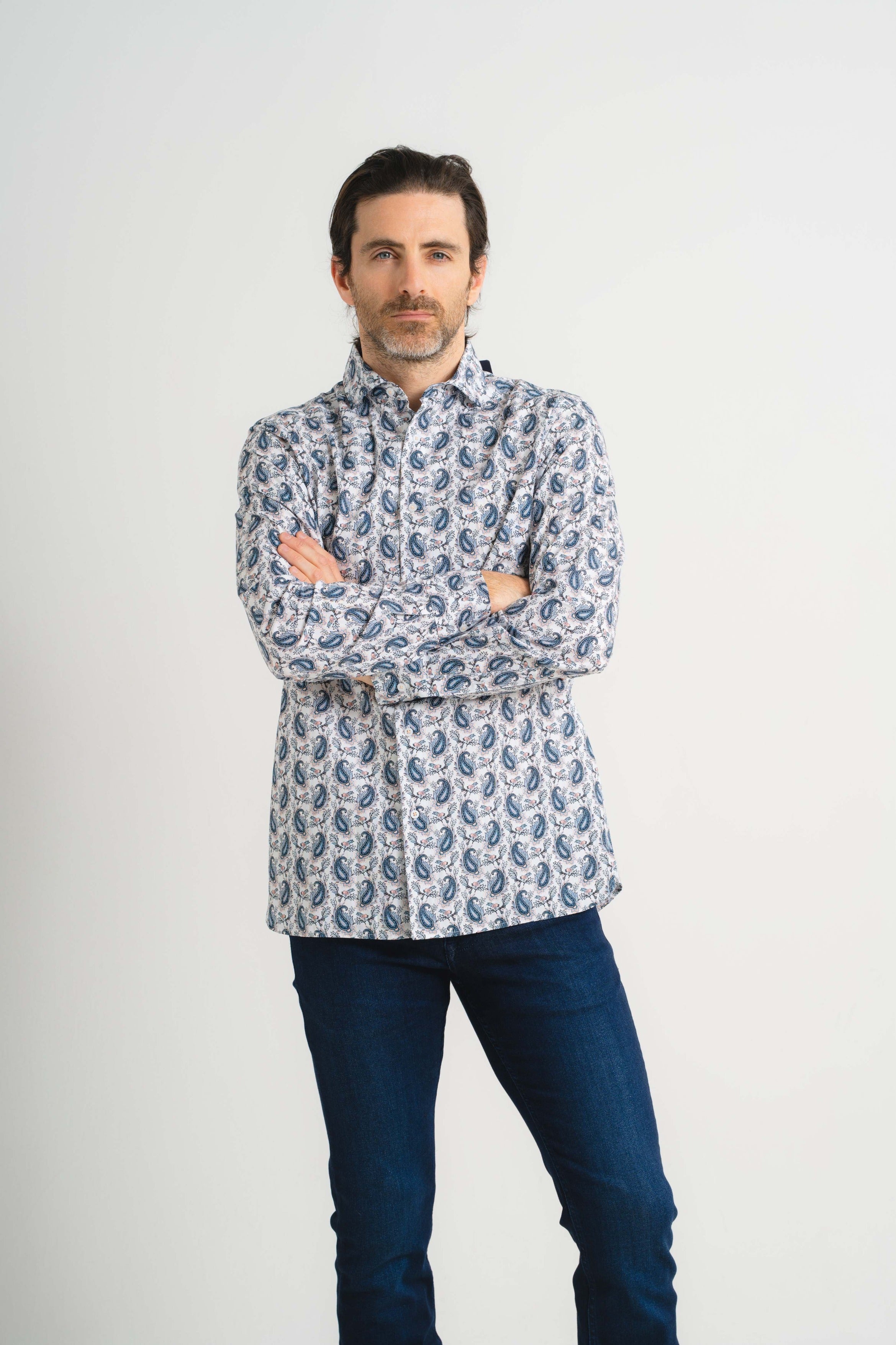 Paisley Floral Print Shirt