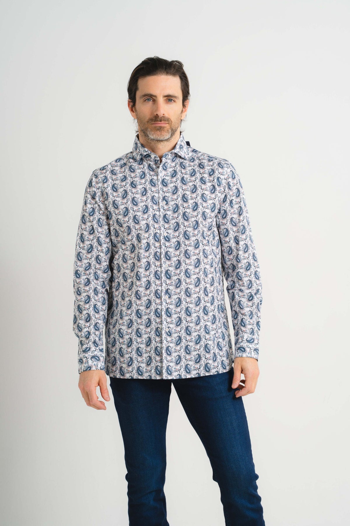 Paisley Floral Print Shirt