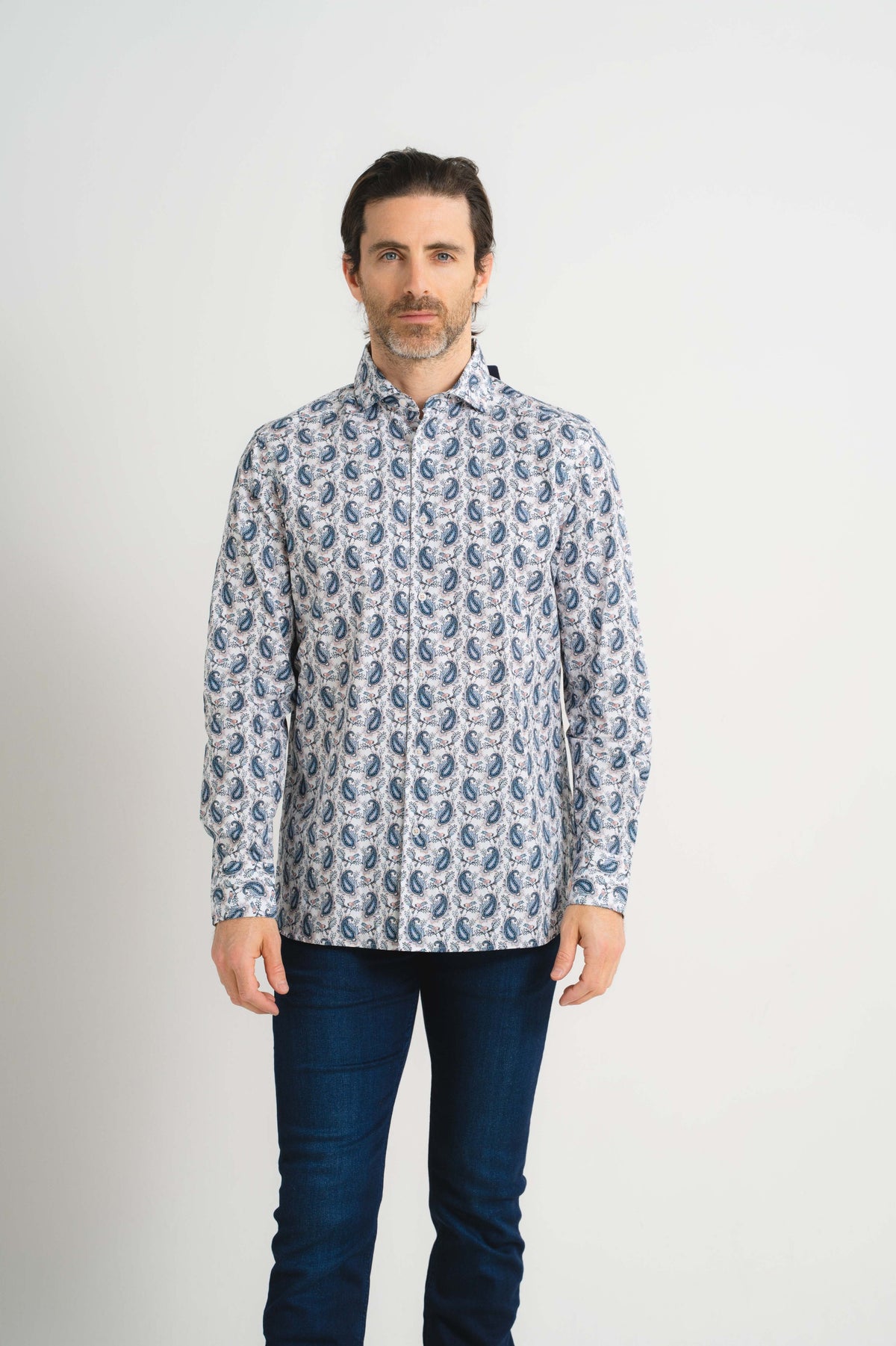 Paisley Floral Print Shirt