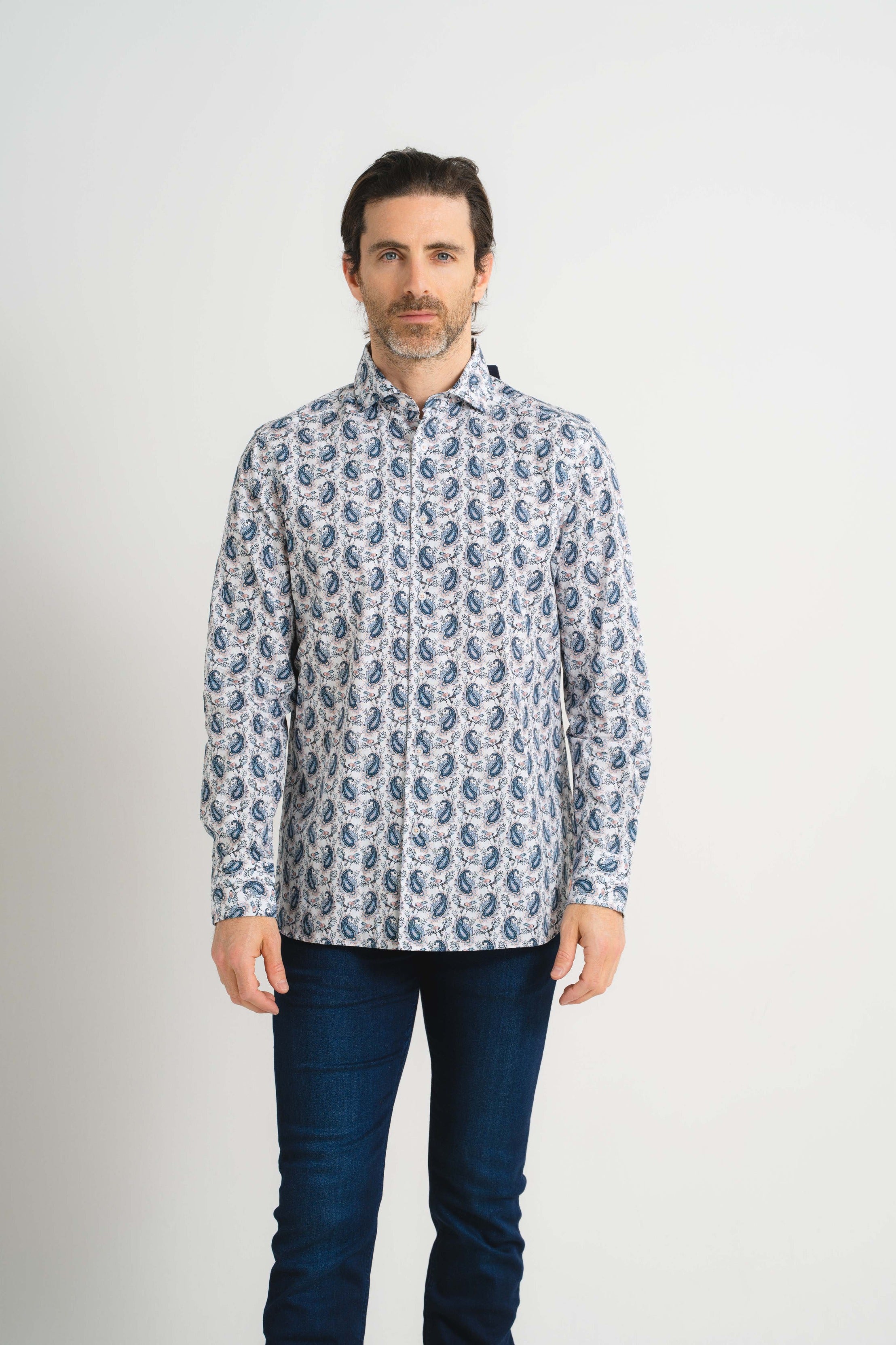 Paisley Floral Print Shirt