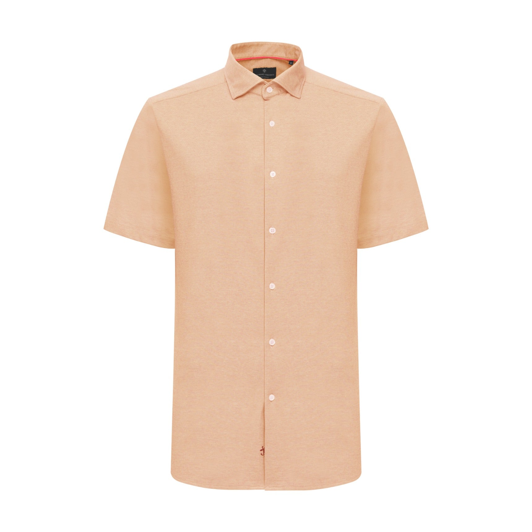 Tangerine Piacere Knit Short Sleeve Shirt