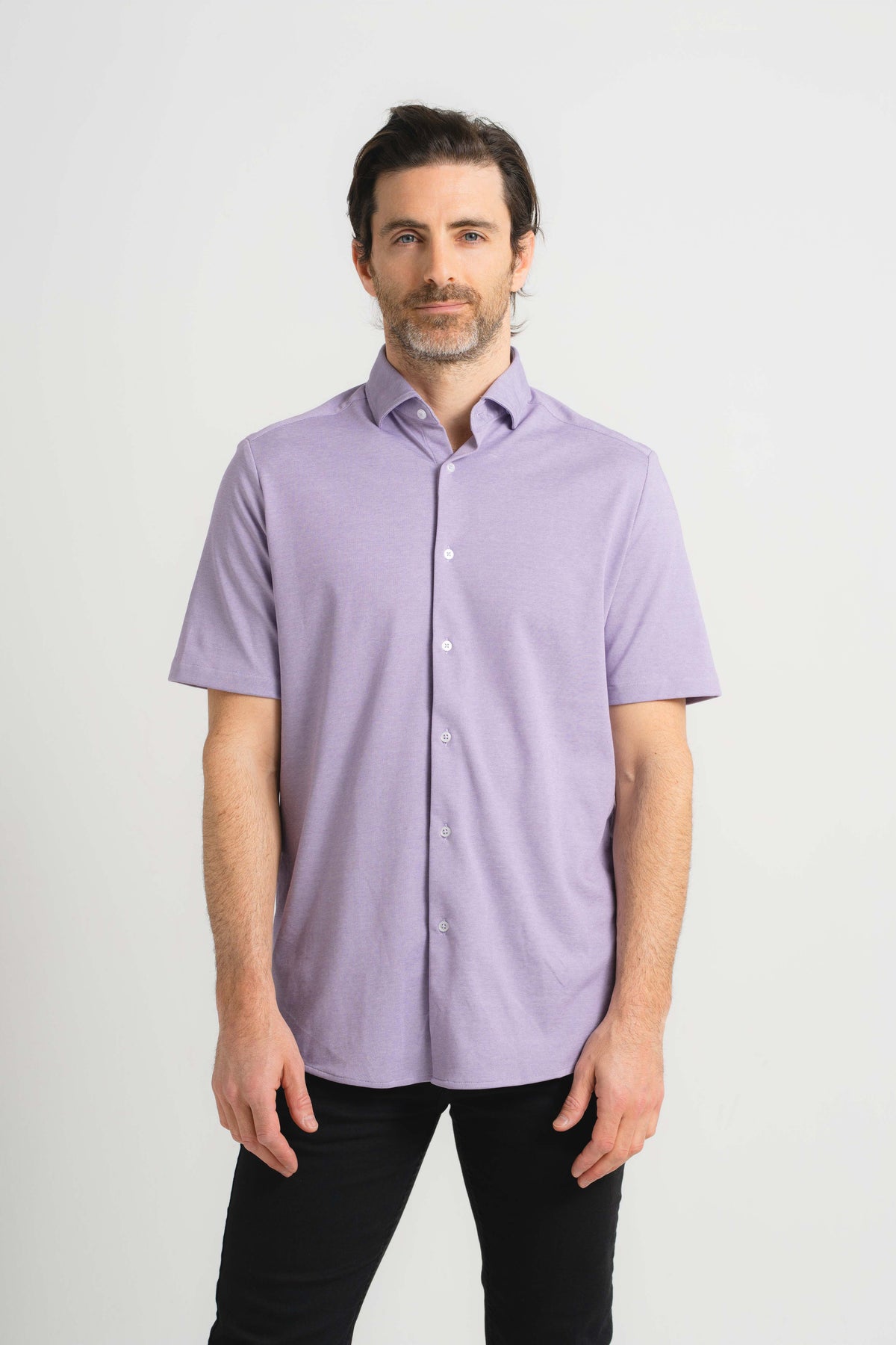 Plum Piacere Knit Short Sleeve Shirt