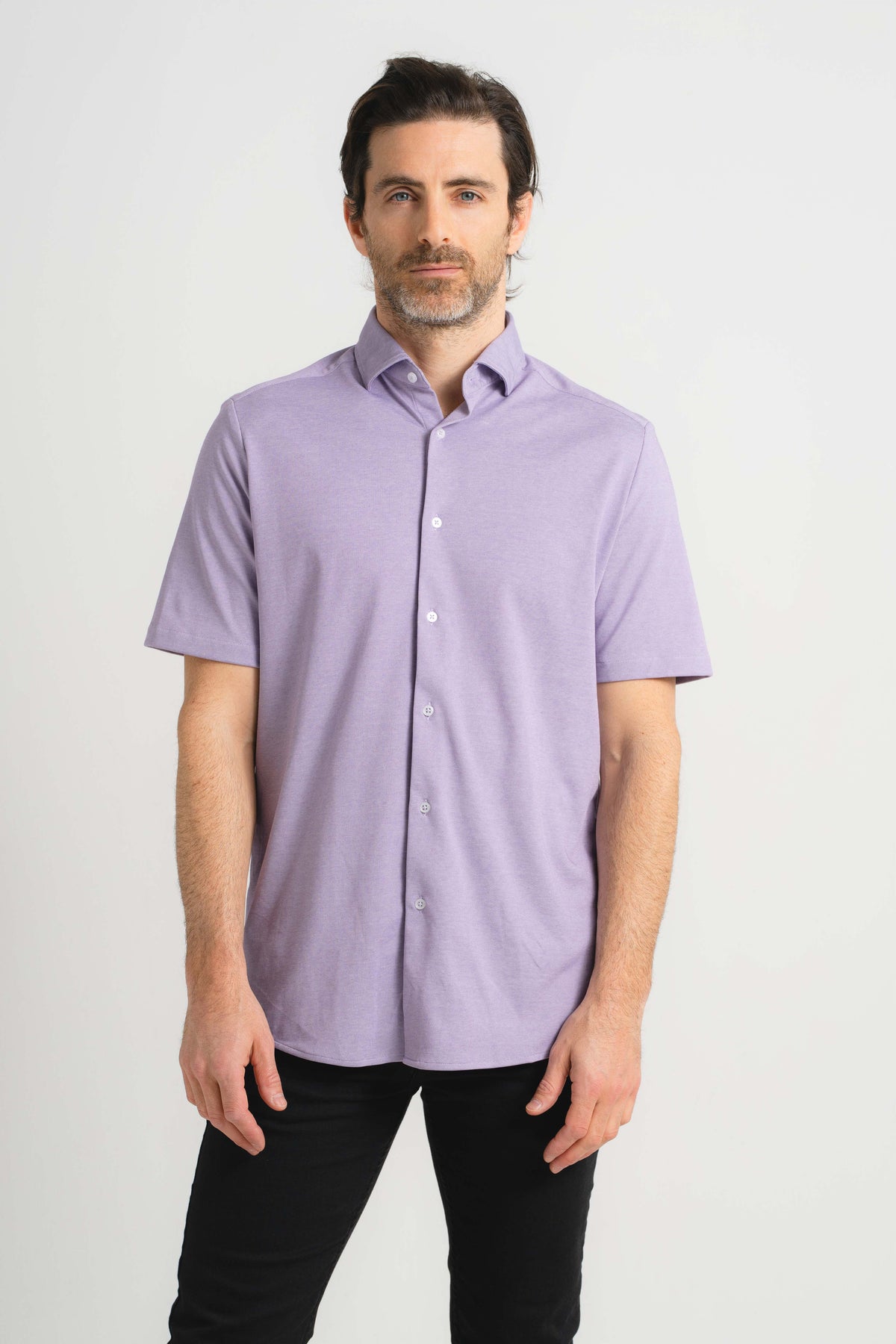 Plum Piacere Knit Short Sleeve Shirt