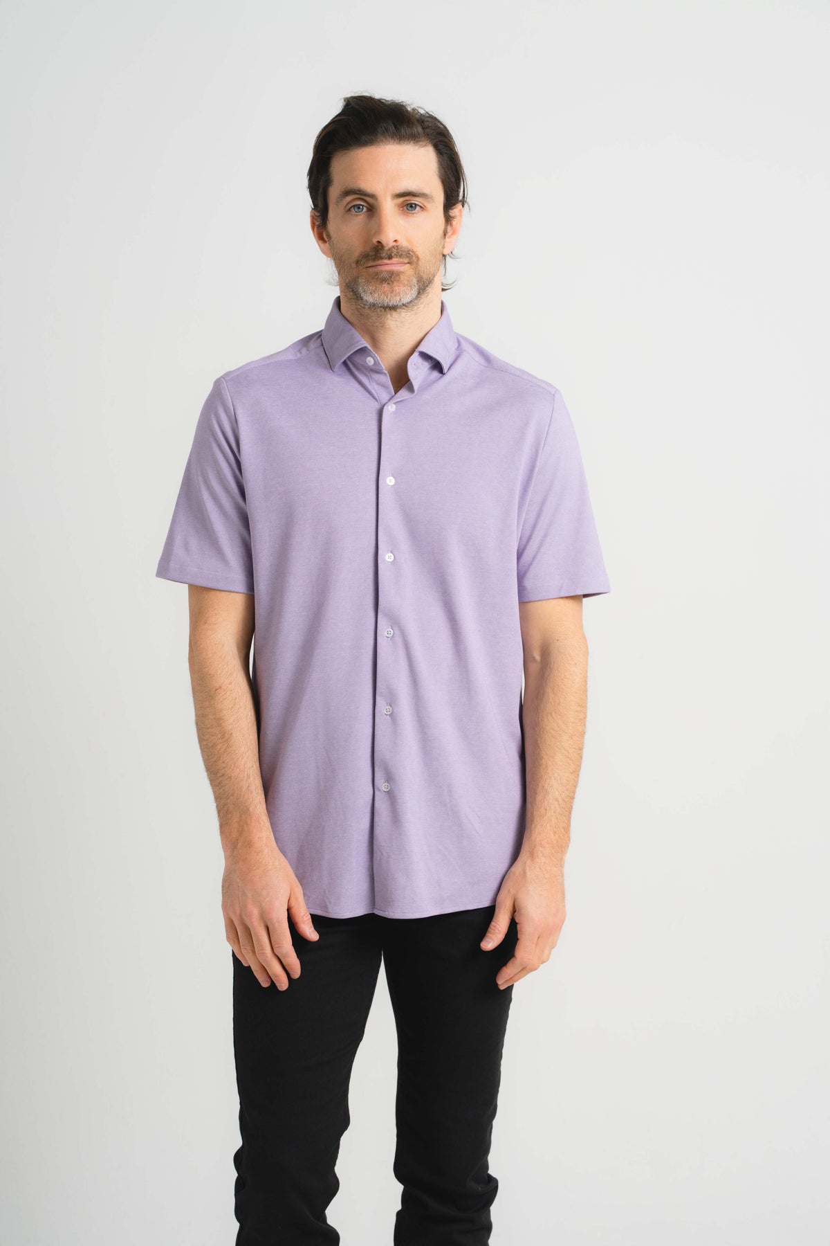 Plum Piacere Knit Short Sleeve Shirt