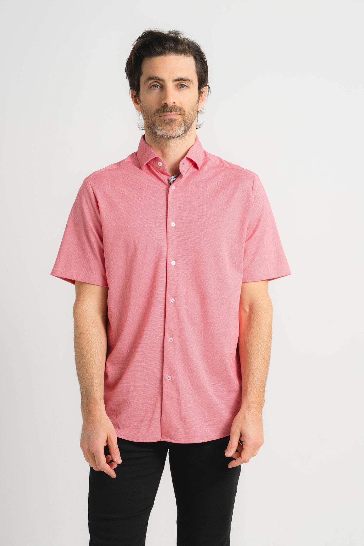 Brick Piacere Knit Short Sleeve Shirt