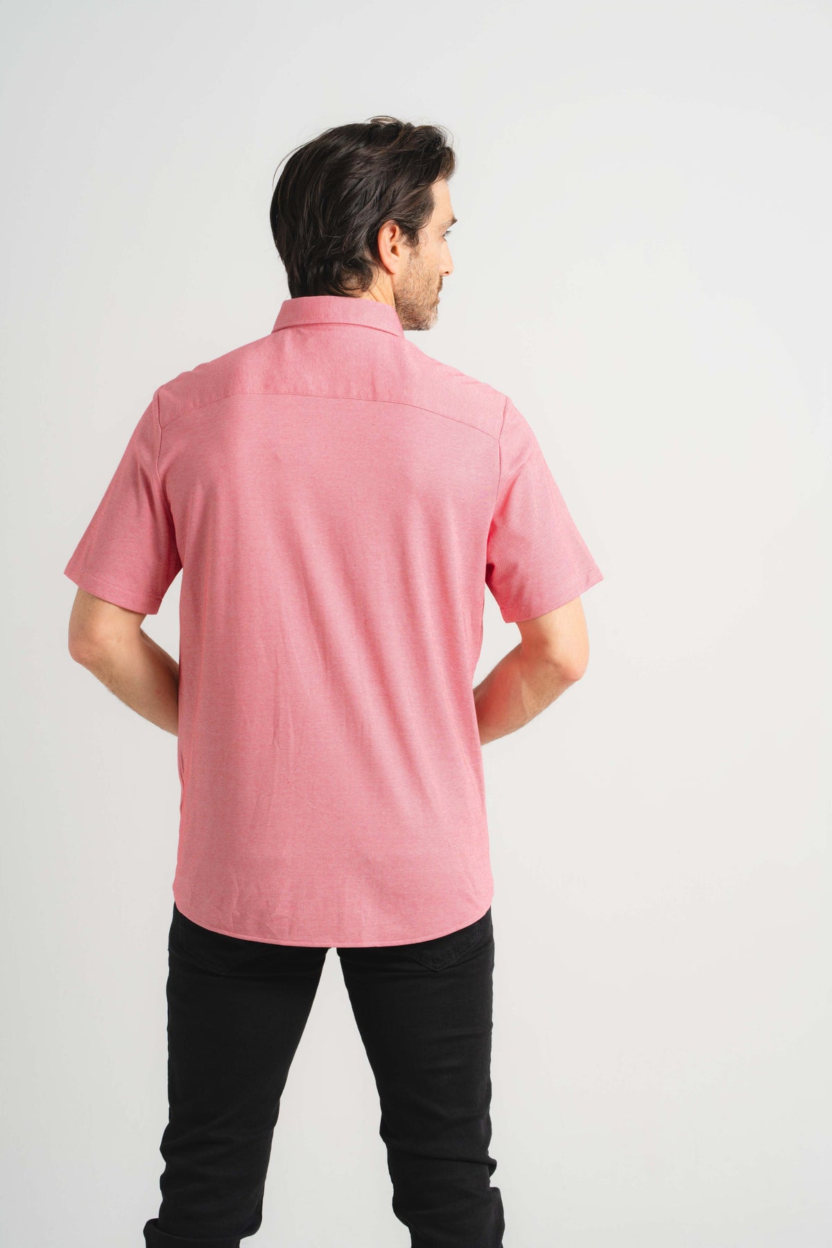 Brick Piacere Knit Short Sleeve Shirt