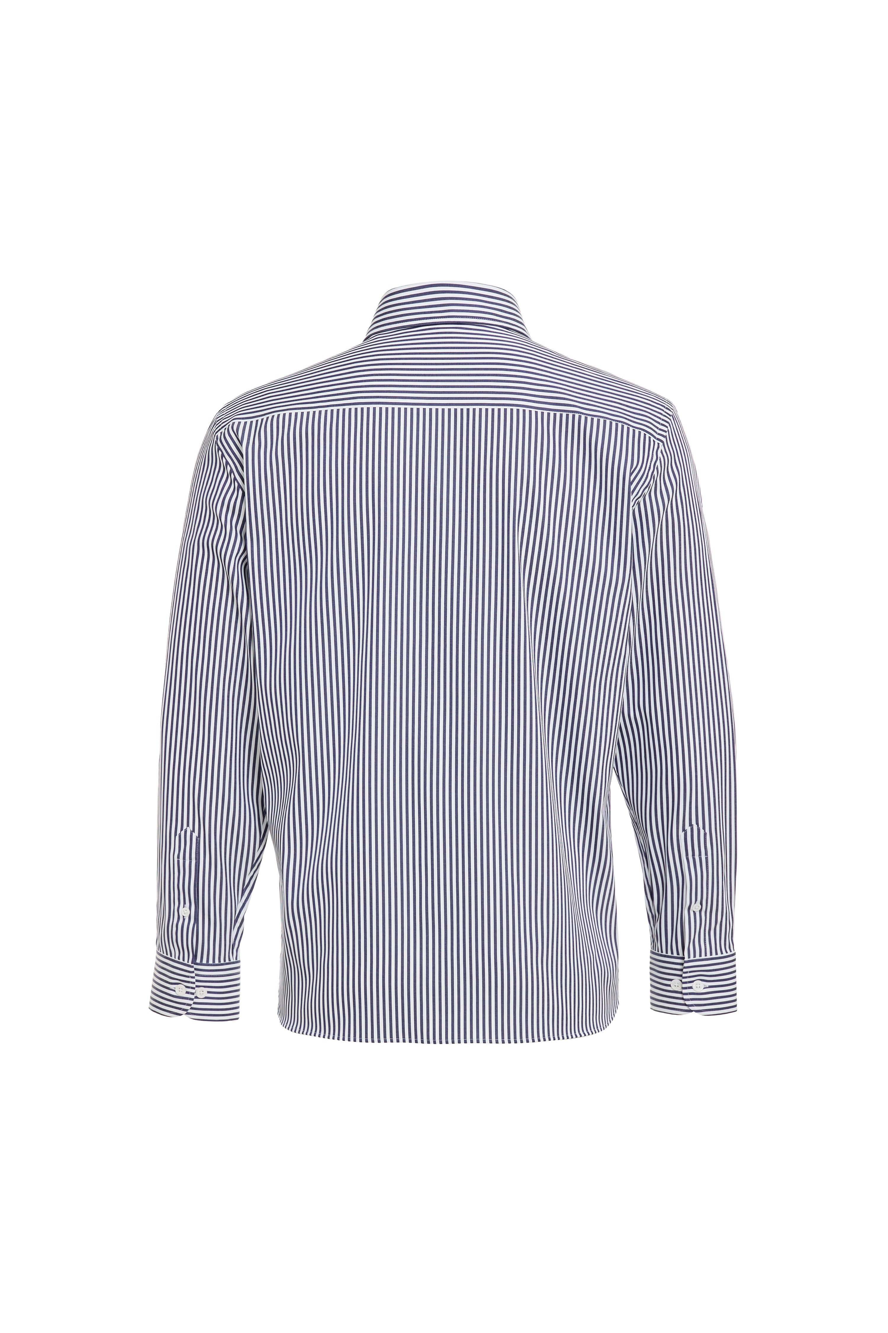 Navy Stripe Ufficio Dress Shirt