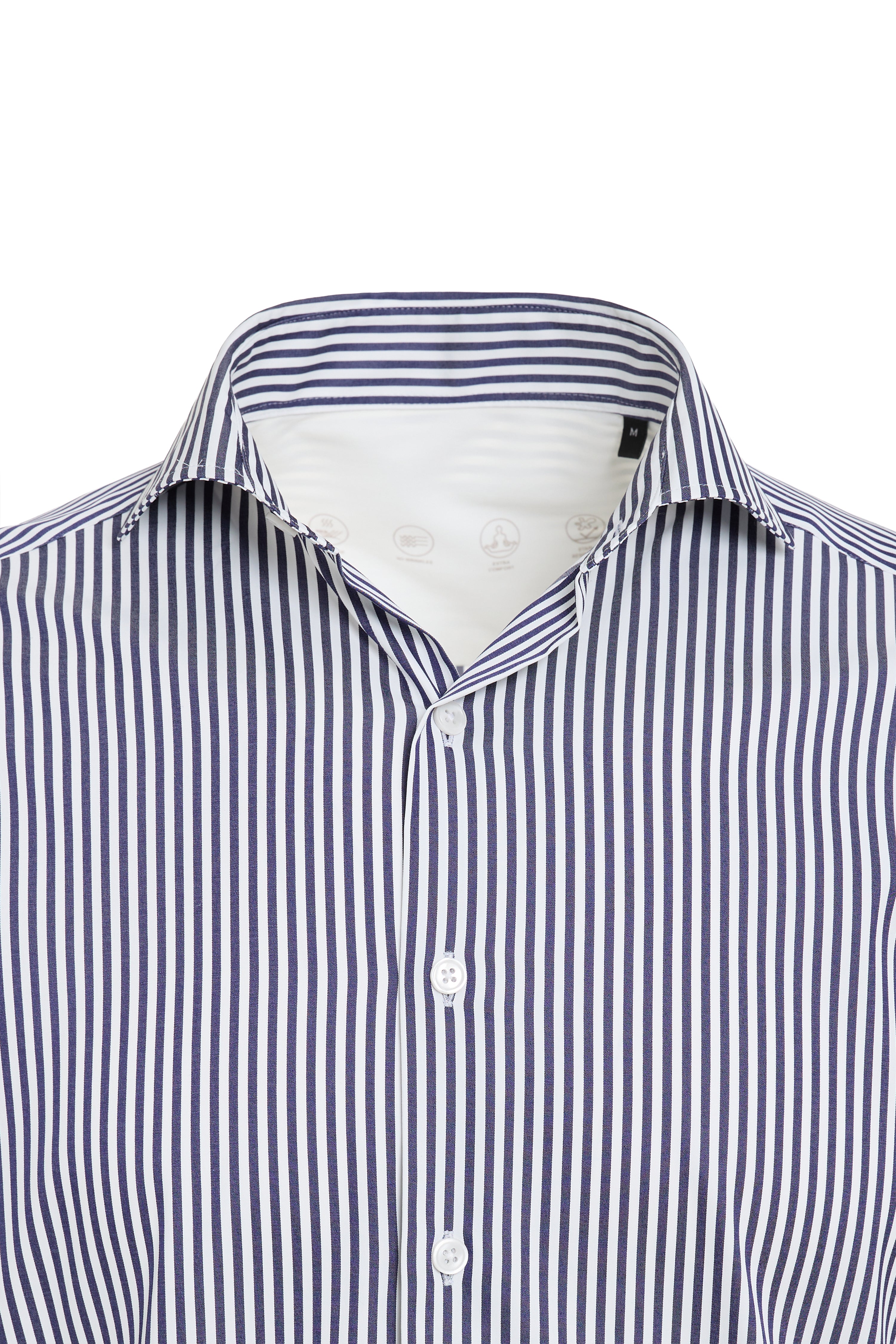 Navy Stripe Ufficio Dress Shirt