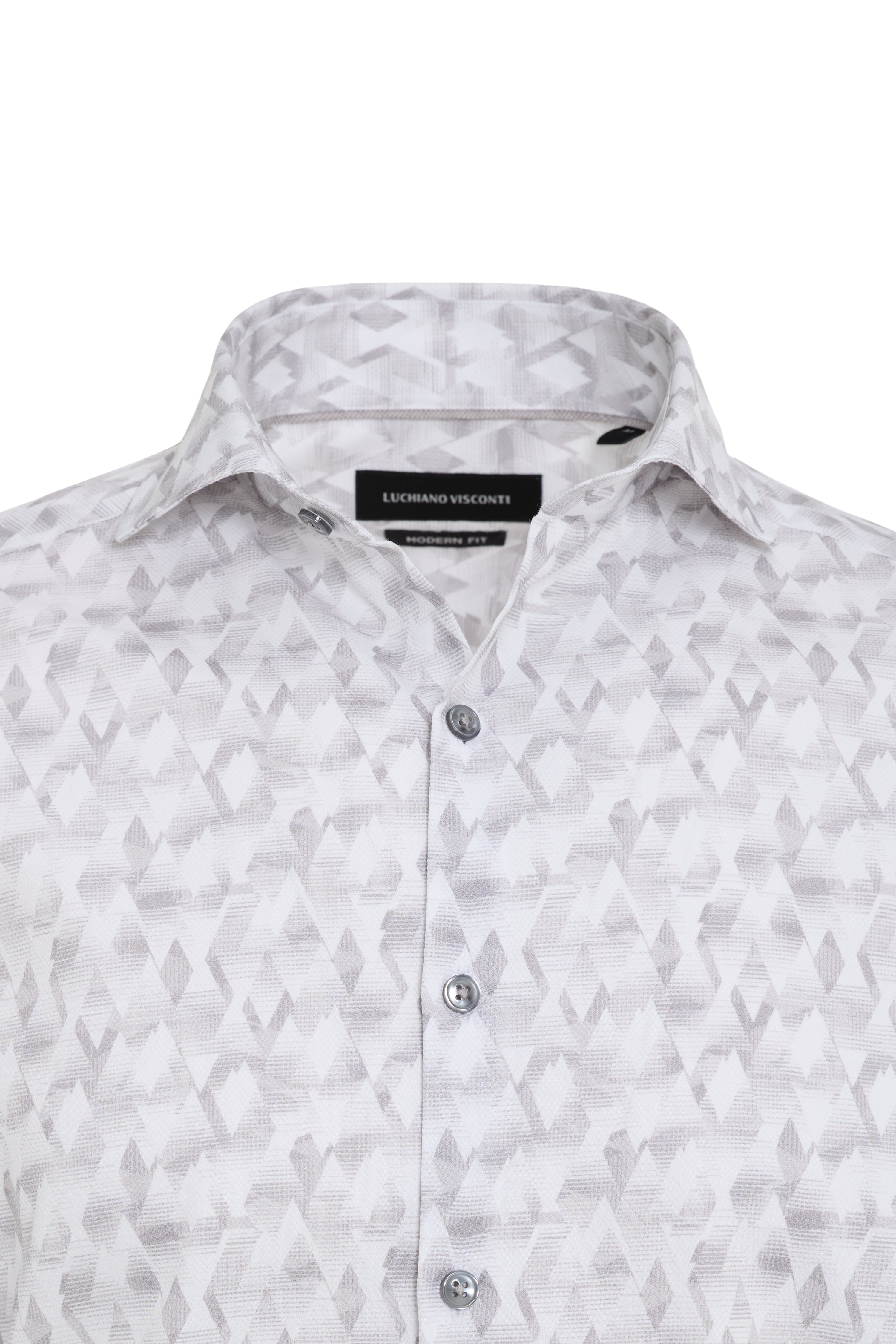 Grey Montagne Abstract Shirt