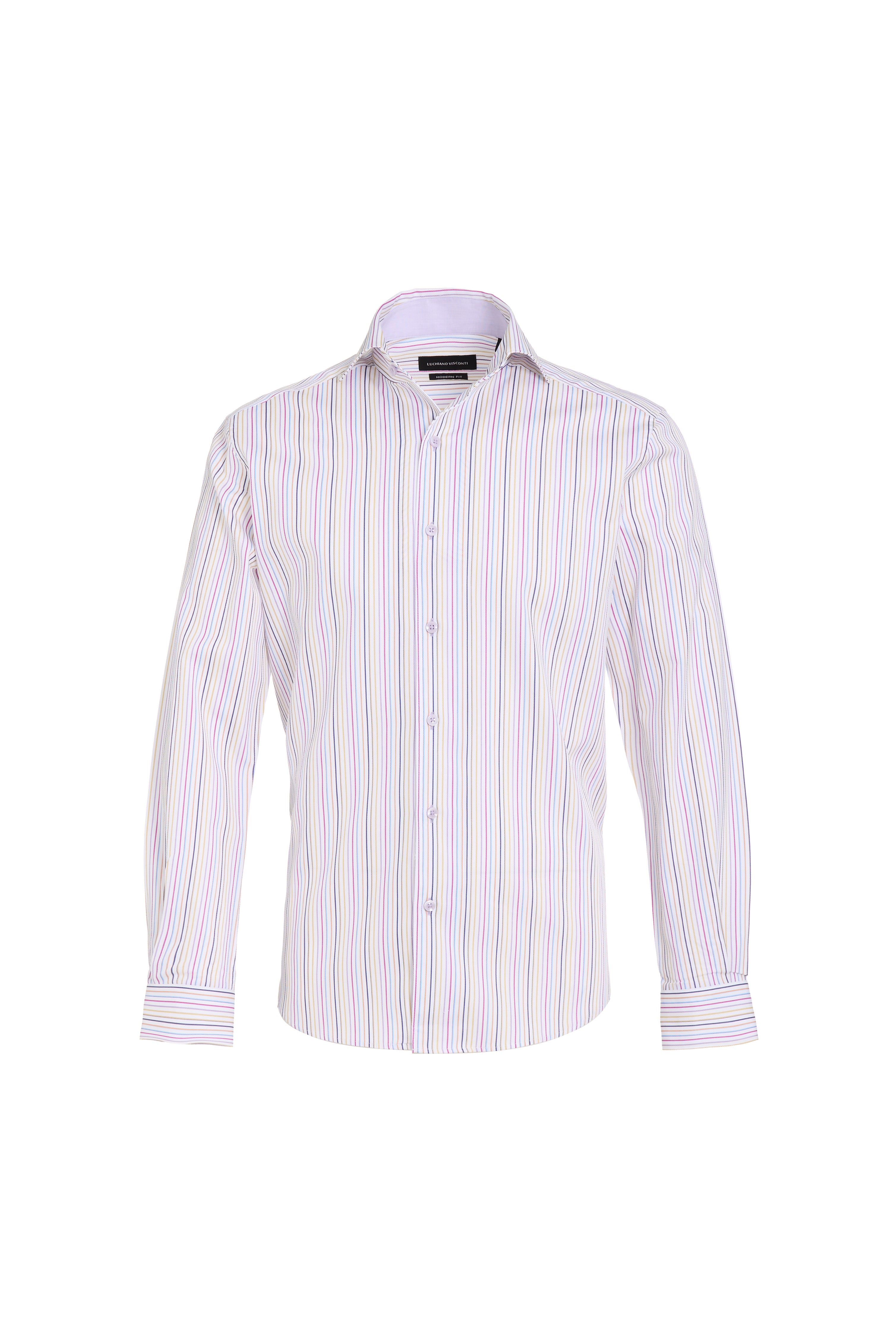 Technicolor Stripe Shirt