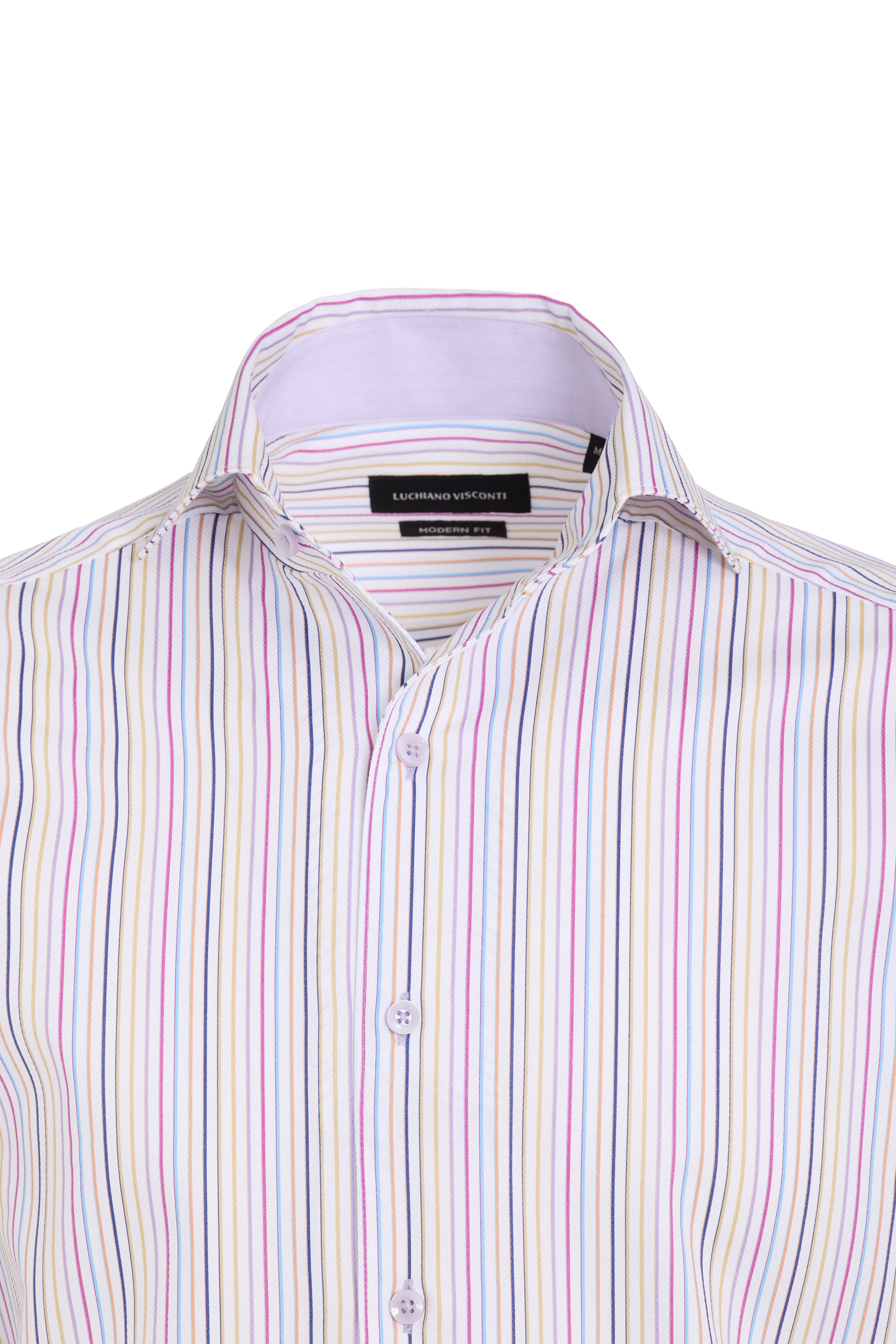 Technicolor Stripe Shirt