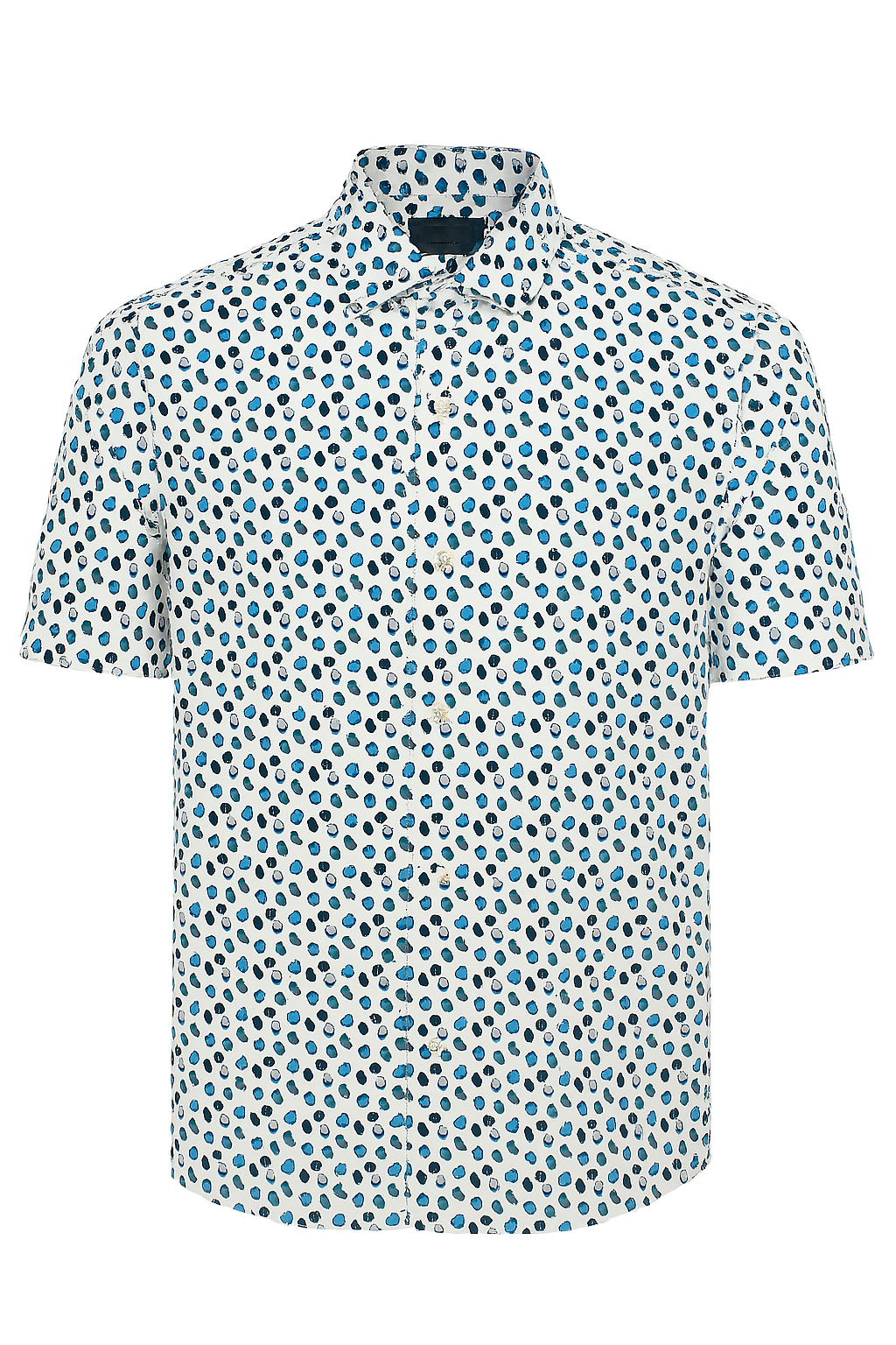 3 Olives Print Stretch Shirt