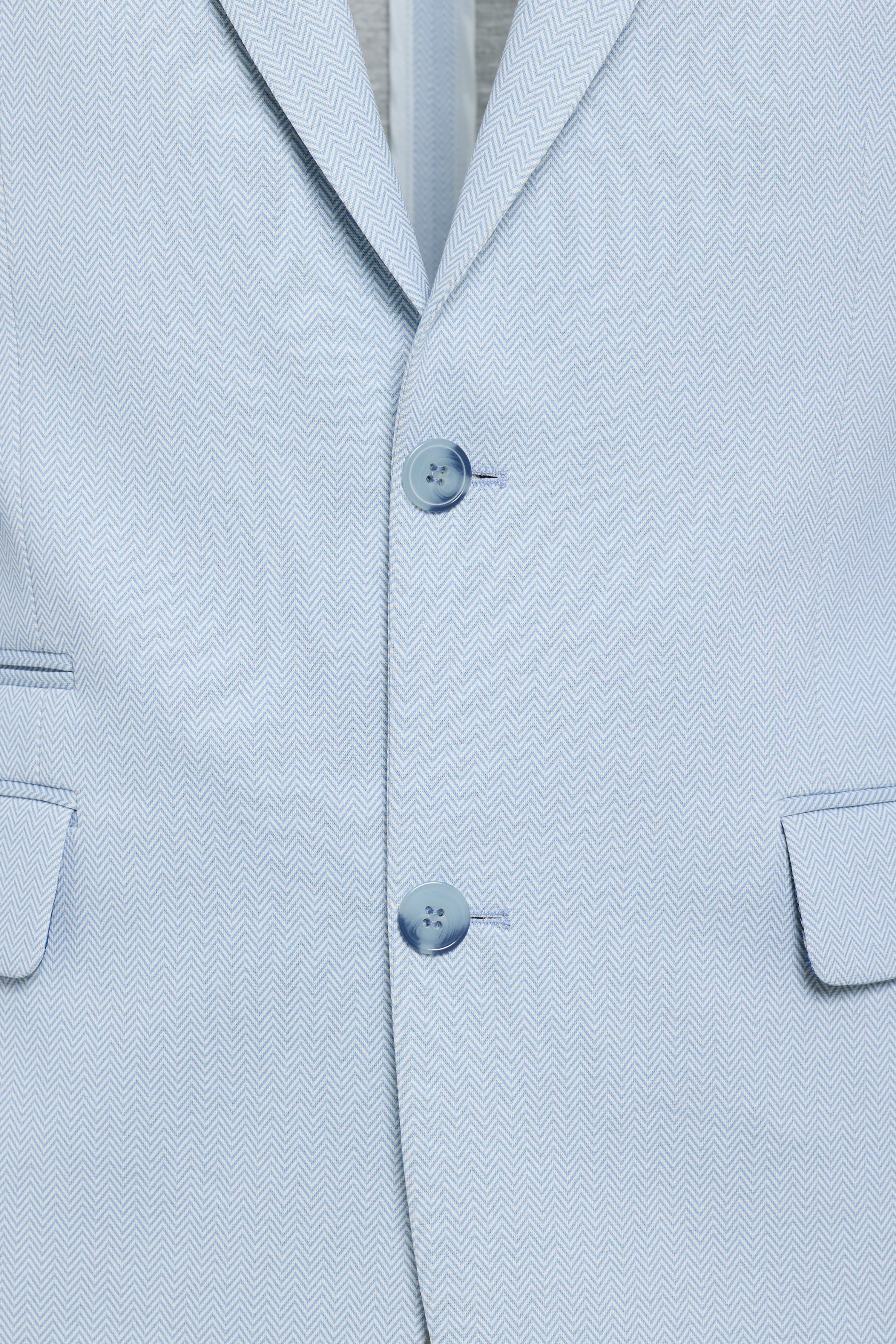 Sky Herringbone Jacket