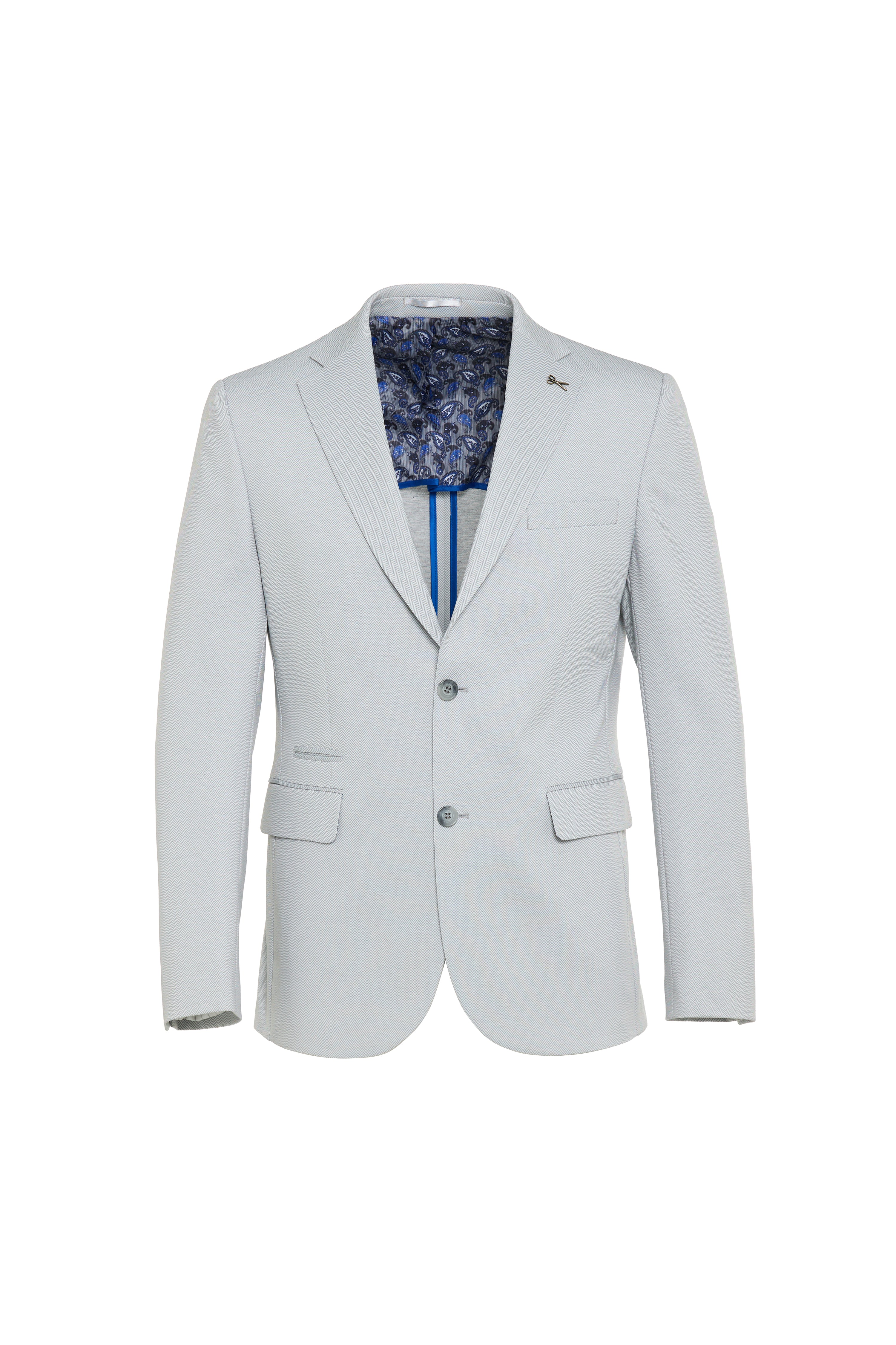 Grey Herringbone Jacket