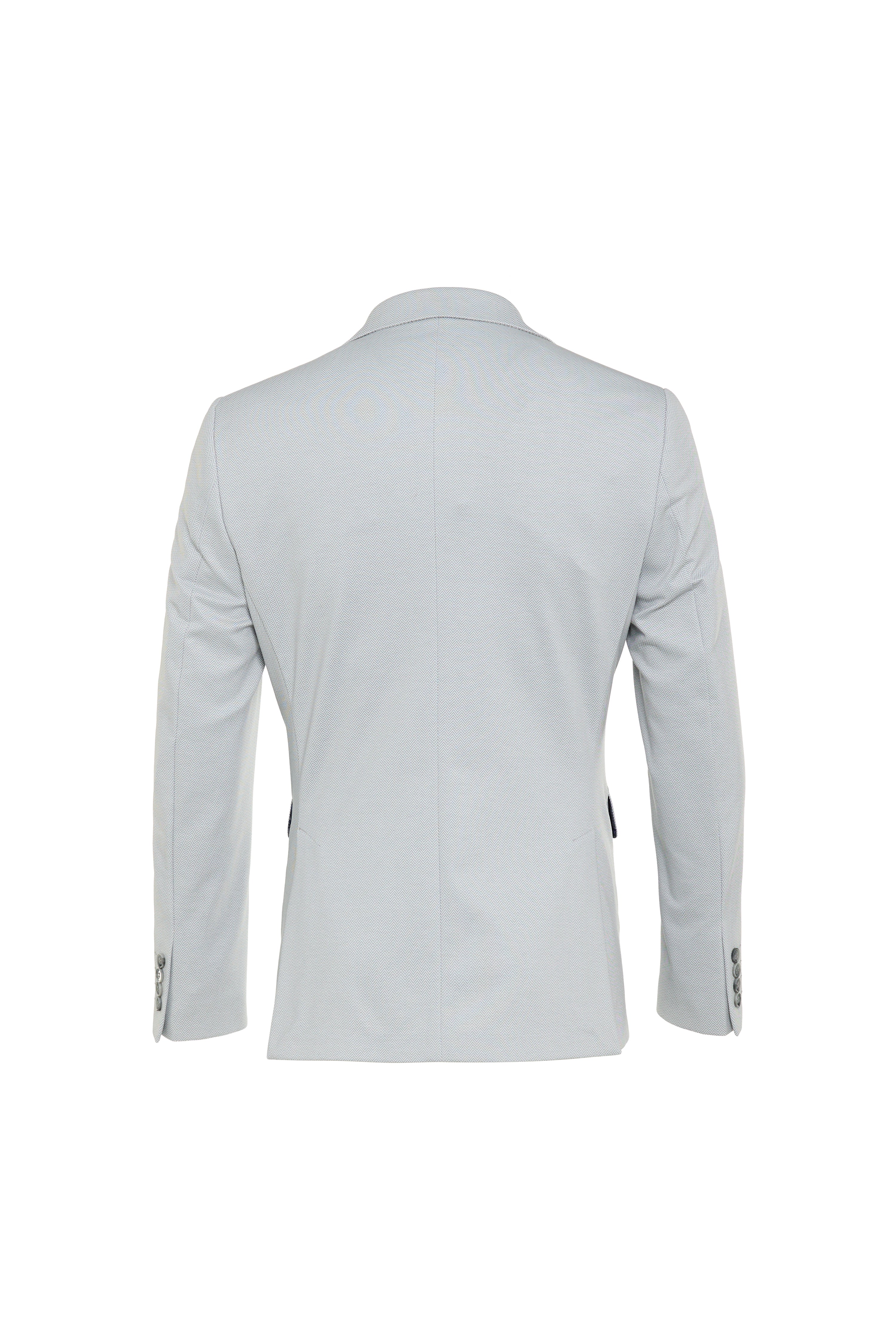Grey Herringbone Jacket