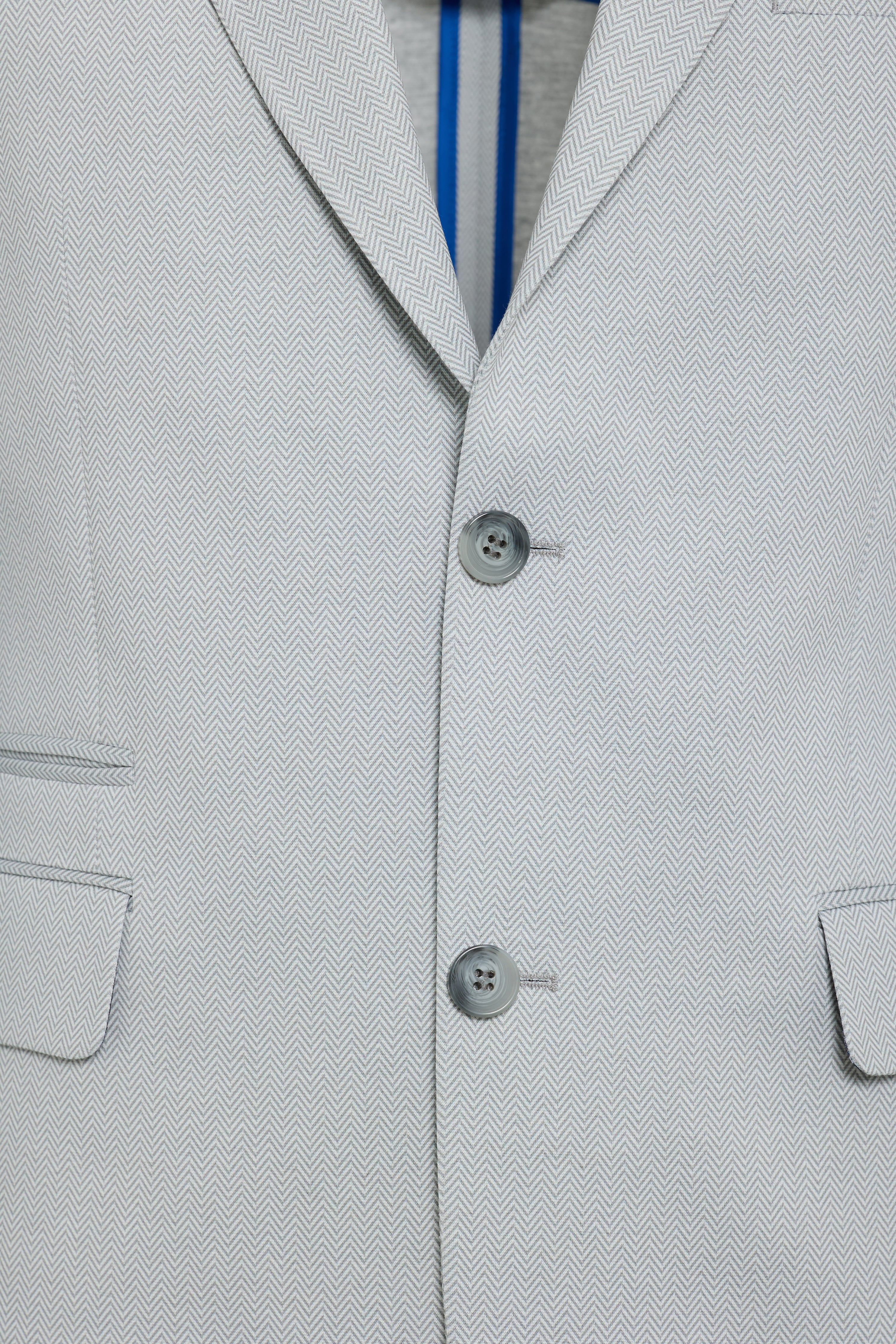 Grey Herringbone Jacket