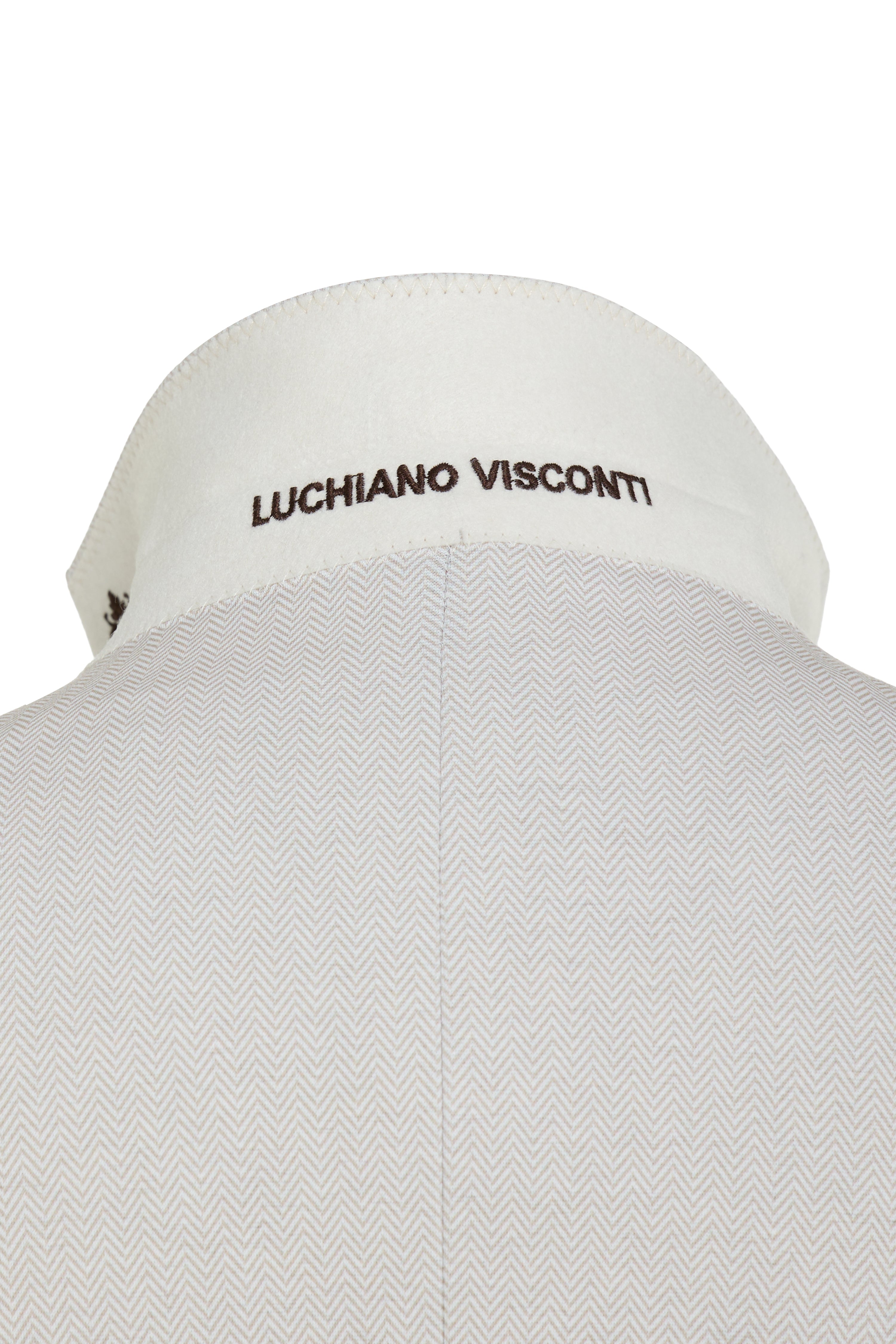 Beige Herringbone Jacket