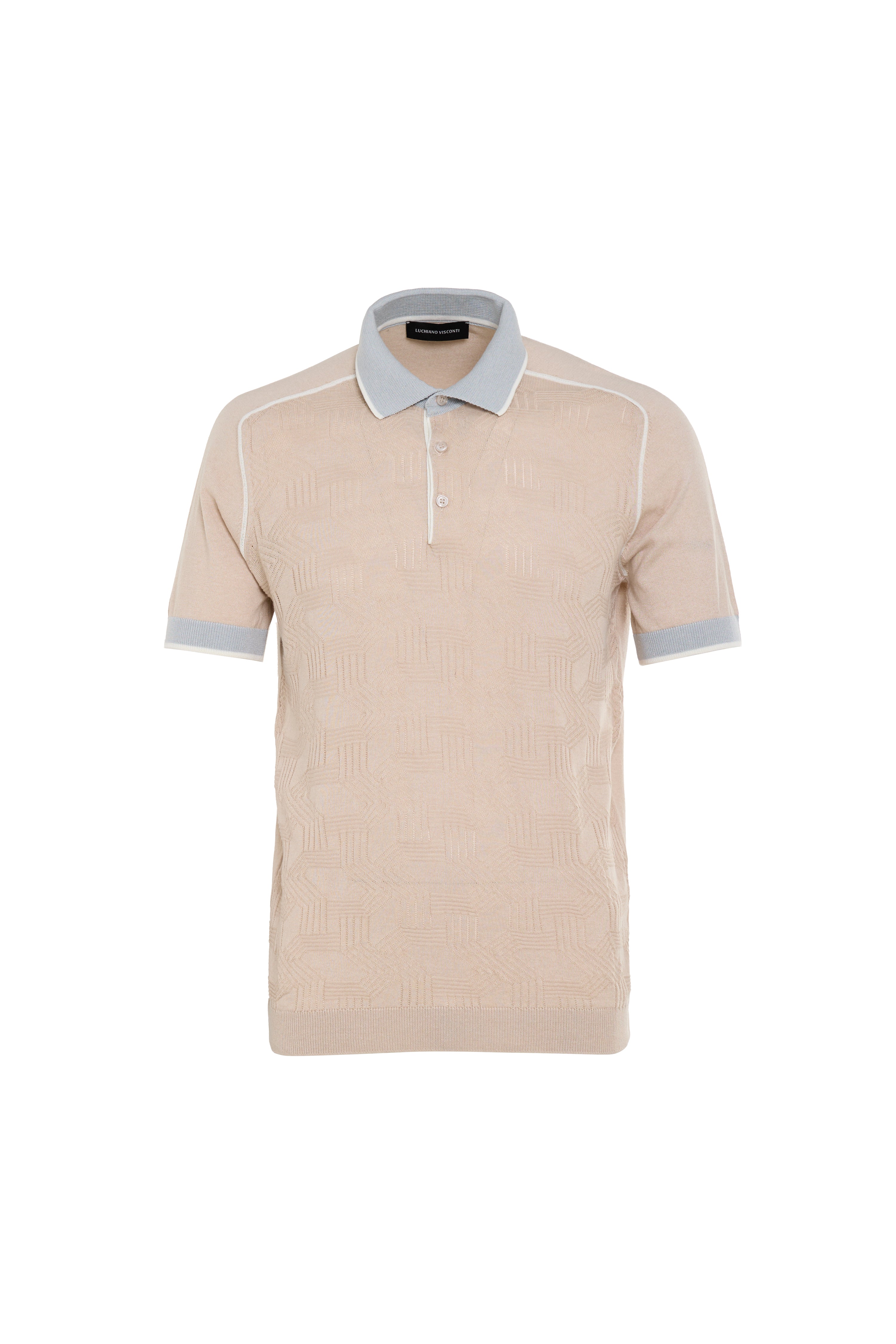Beige Aurelio Knit Polo