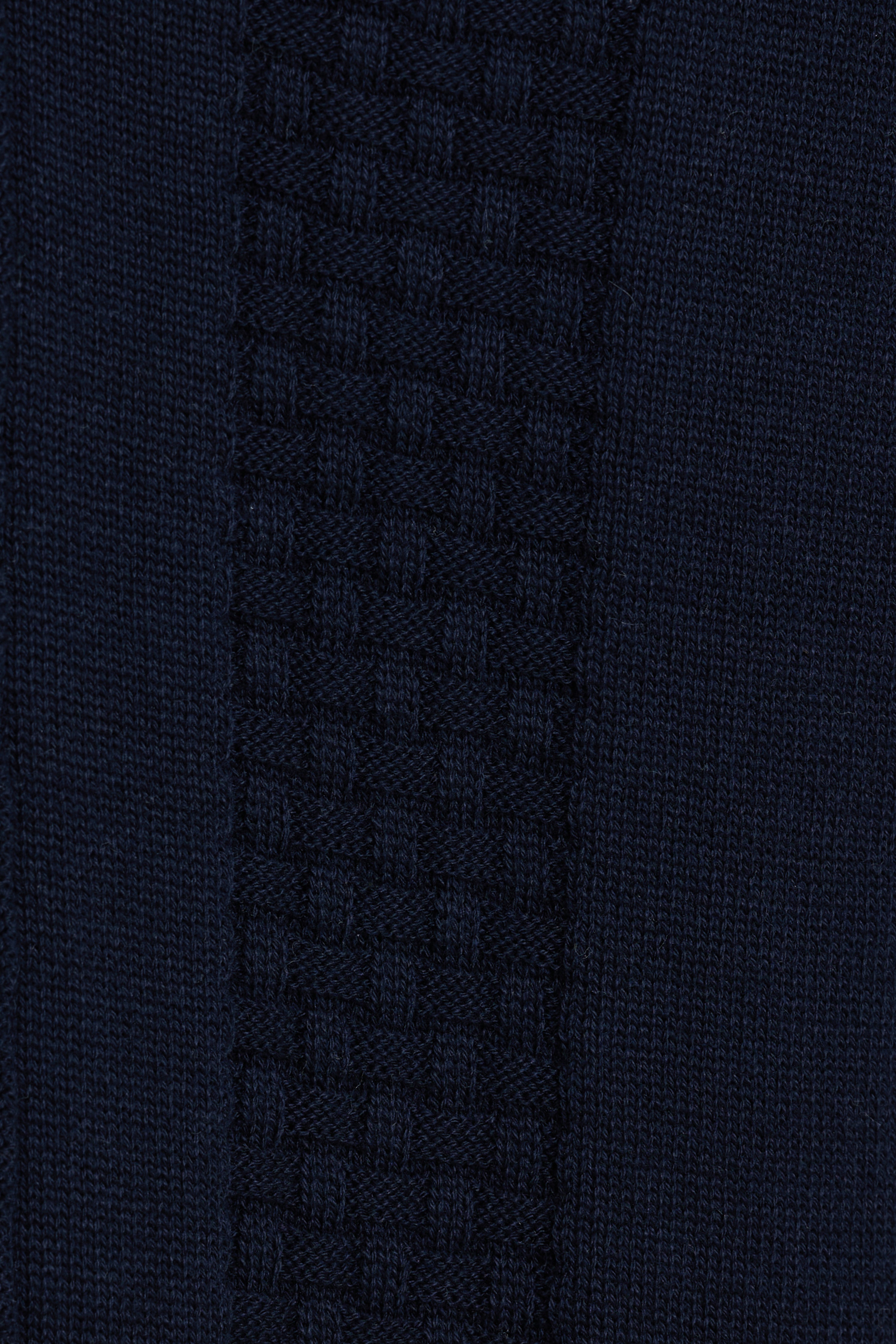 Navy Liguria Full Button Knit