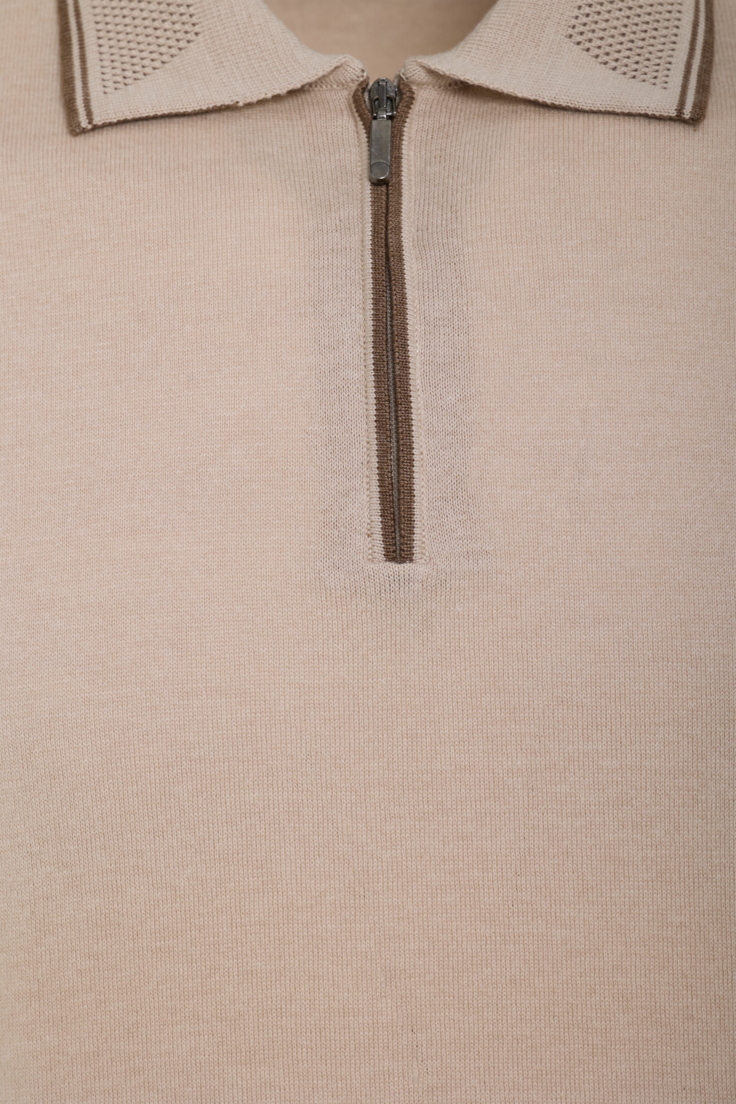 Milan Knit Quarter Zip Polo