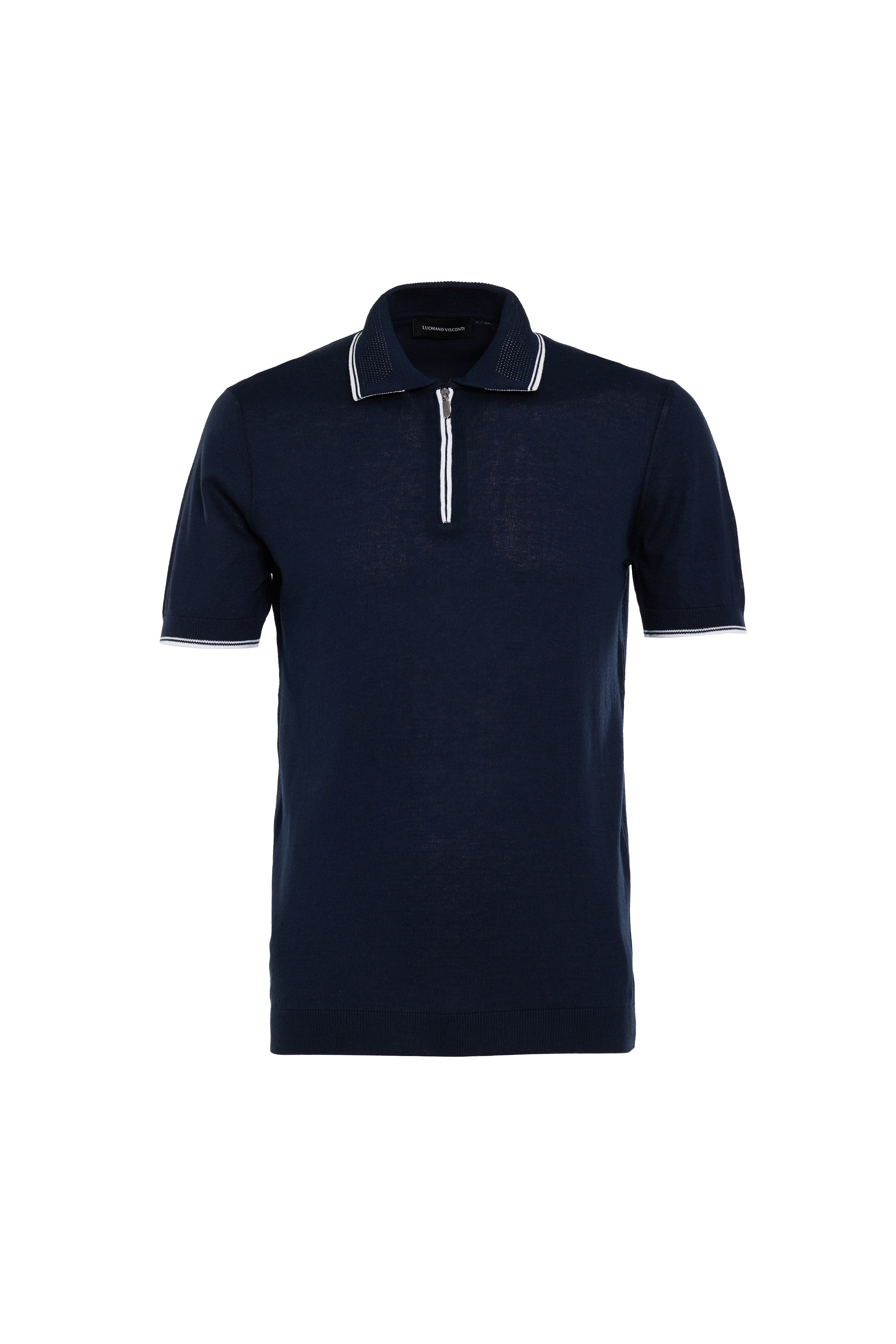 Carpi Knit Quarter Zip Polo