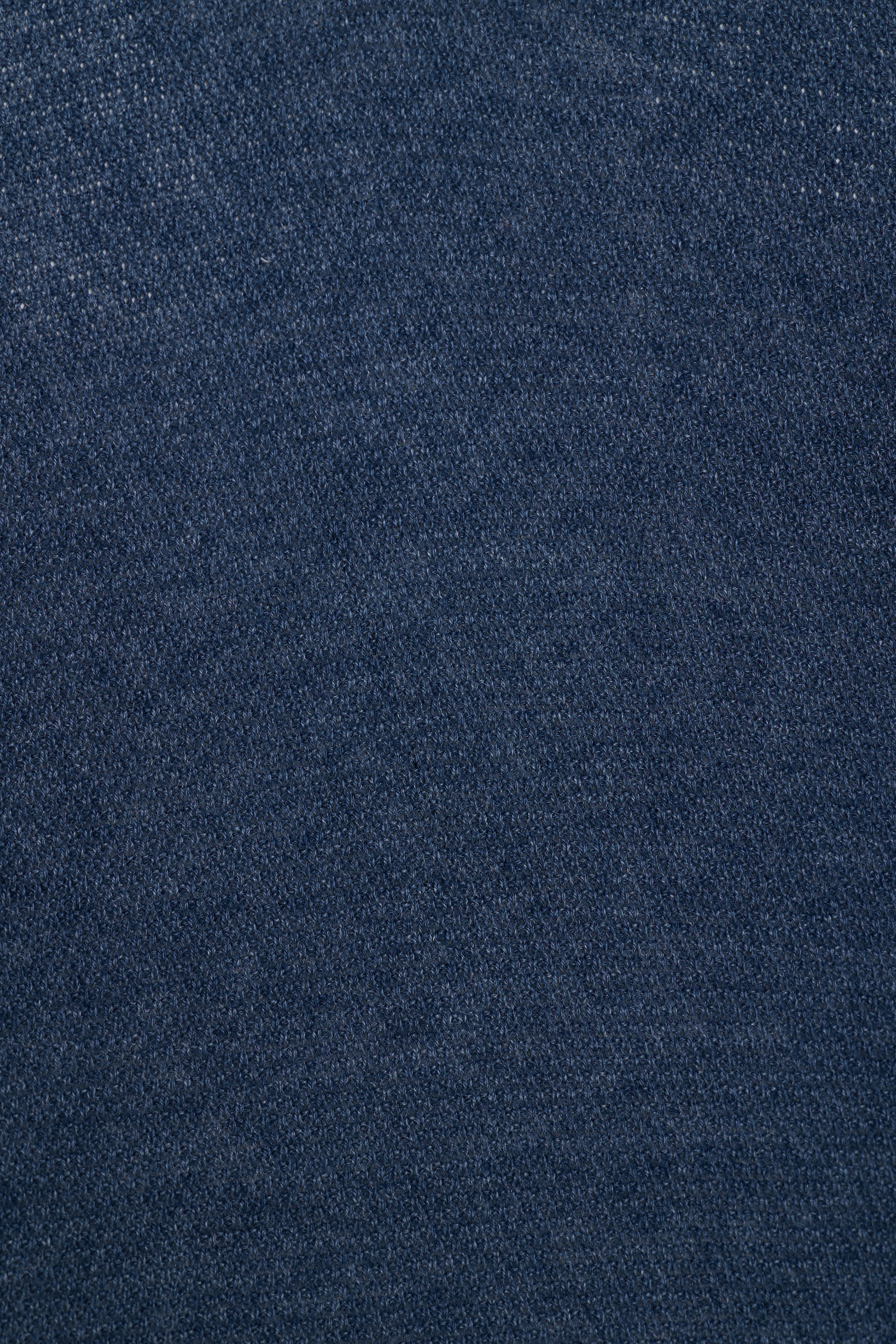 Indigo Prato Knit Quarter Zip Polo