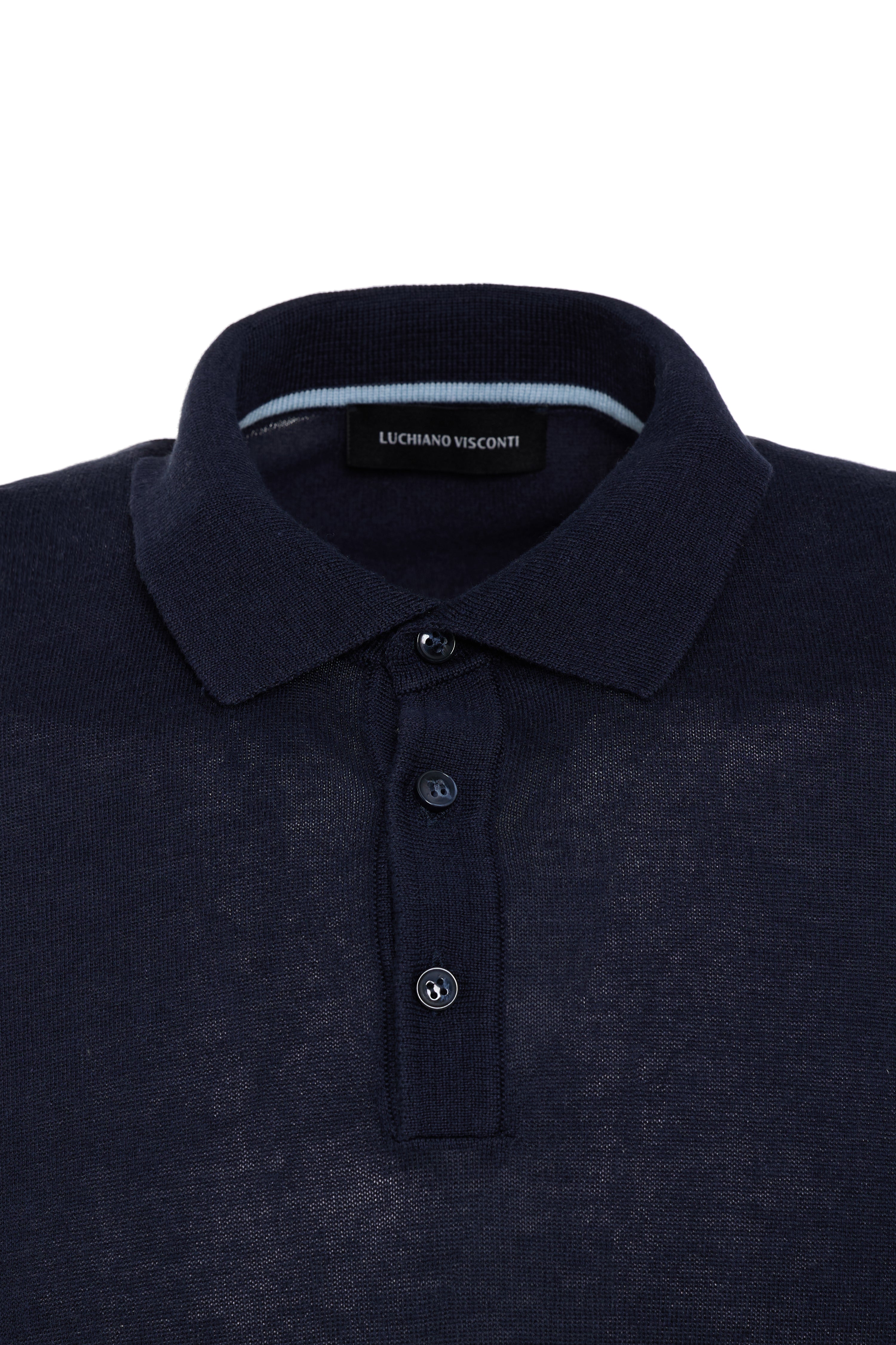 Navy Ricorrere Solid Polo