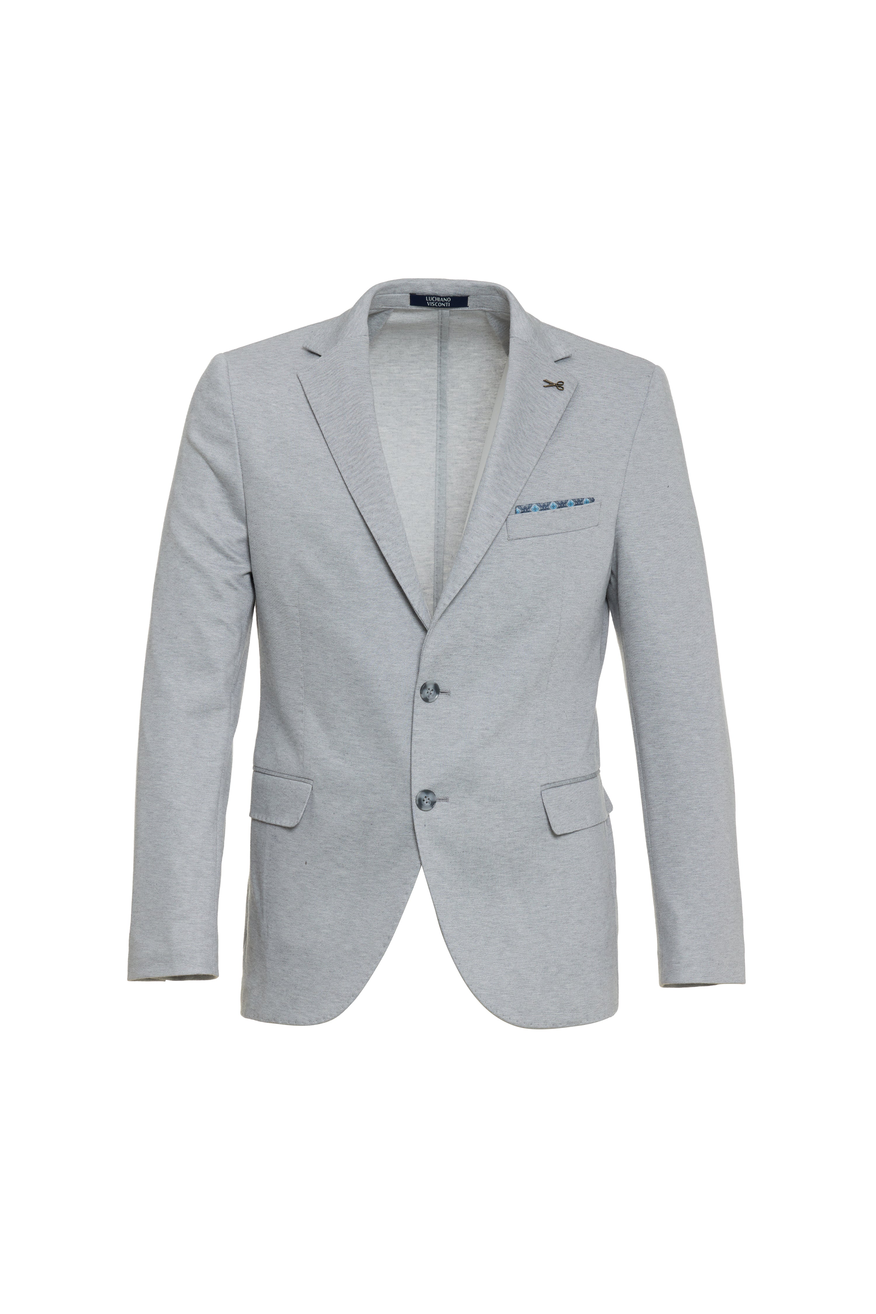 Grey Sabbia Knit Blazer
