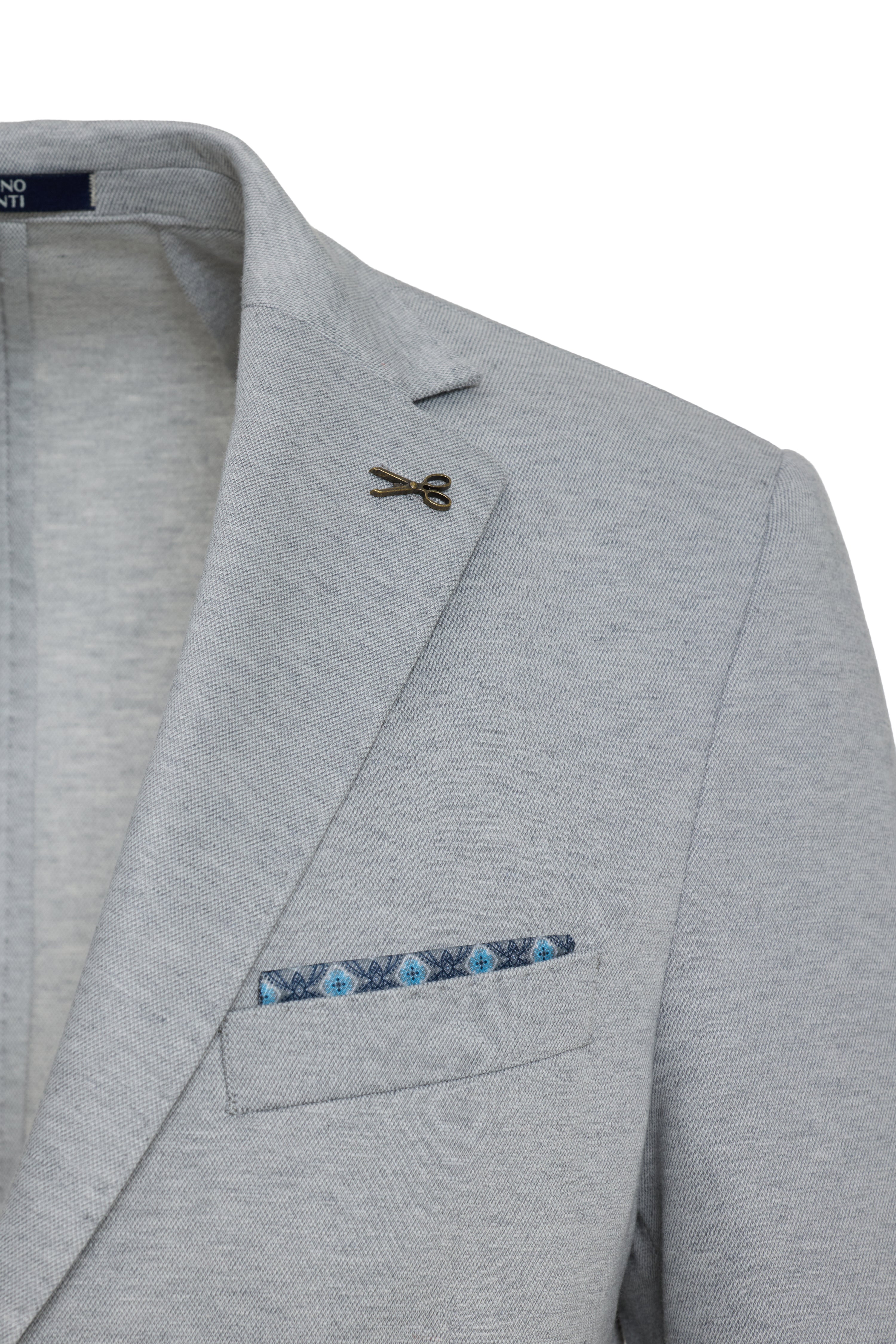 Grey Sabbia Knit Blazer