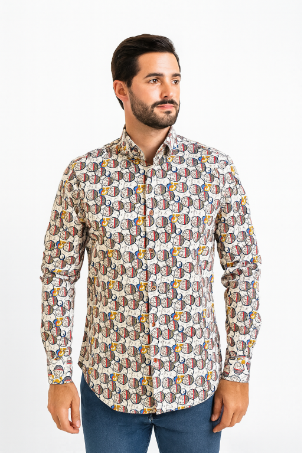 Circles, Dots, Stripes Shirt