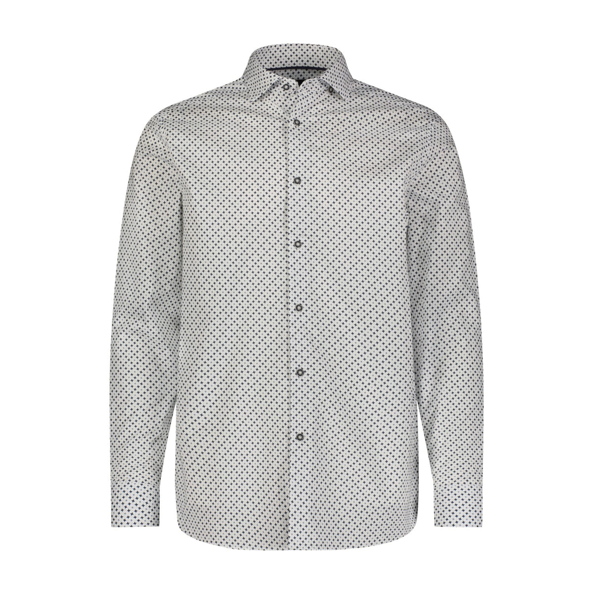 Geo Star Print Long Sleeve Shirt